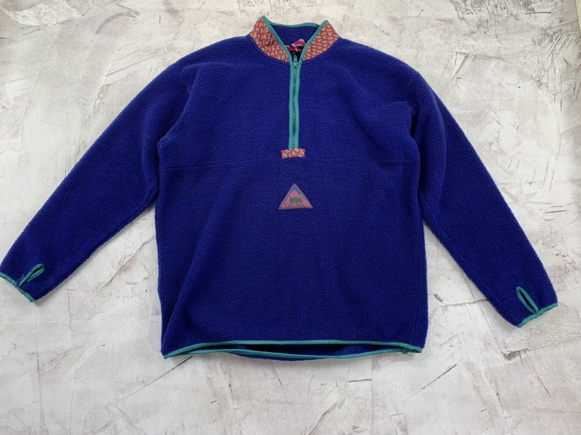 Helly Hansen × Vintage Mens vintage fleece jacket Helly Hansen Size 54-56 Size US XL / EU 56 / 4 - 1 Thumbnail
