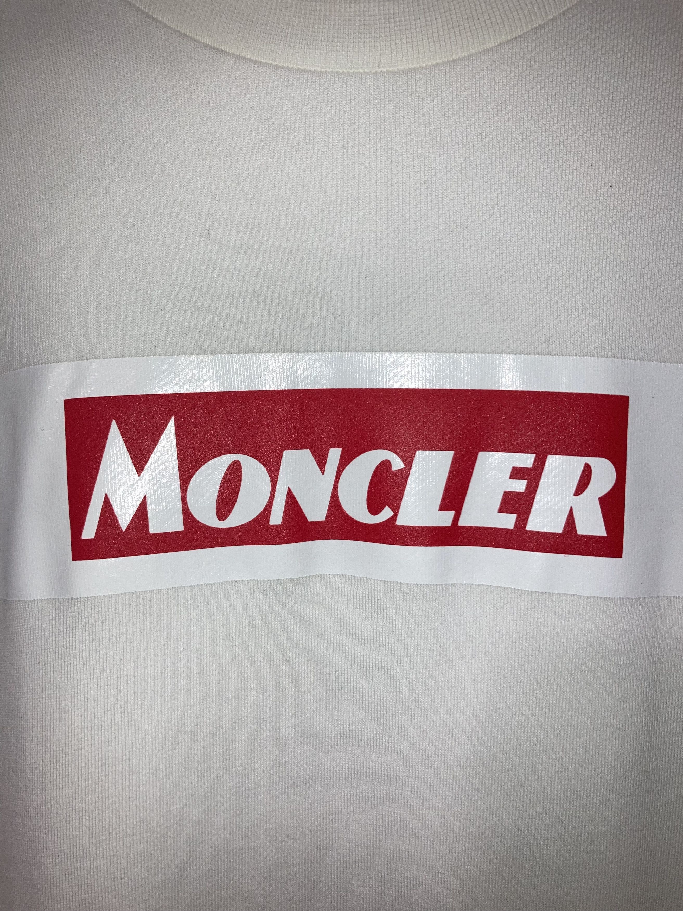 Moncler Moncler Men's Long-Sleeve Logo Stamp Sweatshirt XL Size US XL / EU 56 / 4 - 2 Thumbnail
