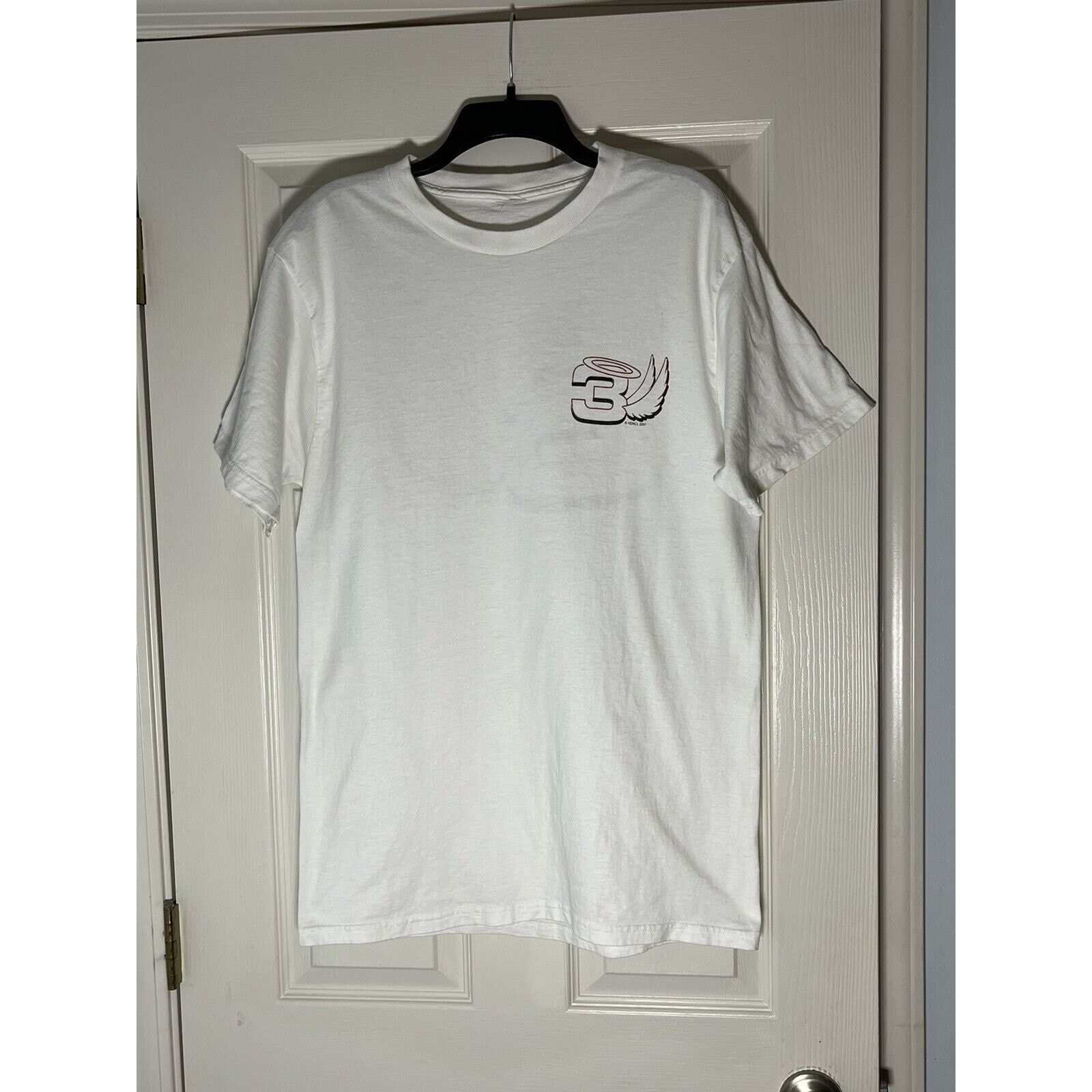Other Vtg Dale Earnhardt Angel Wings Tee Large White 2001 NASCAR Size US L / EU 52-54 / 3 - 2 Thumbnail