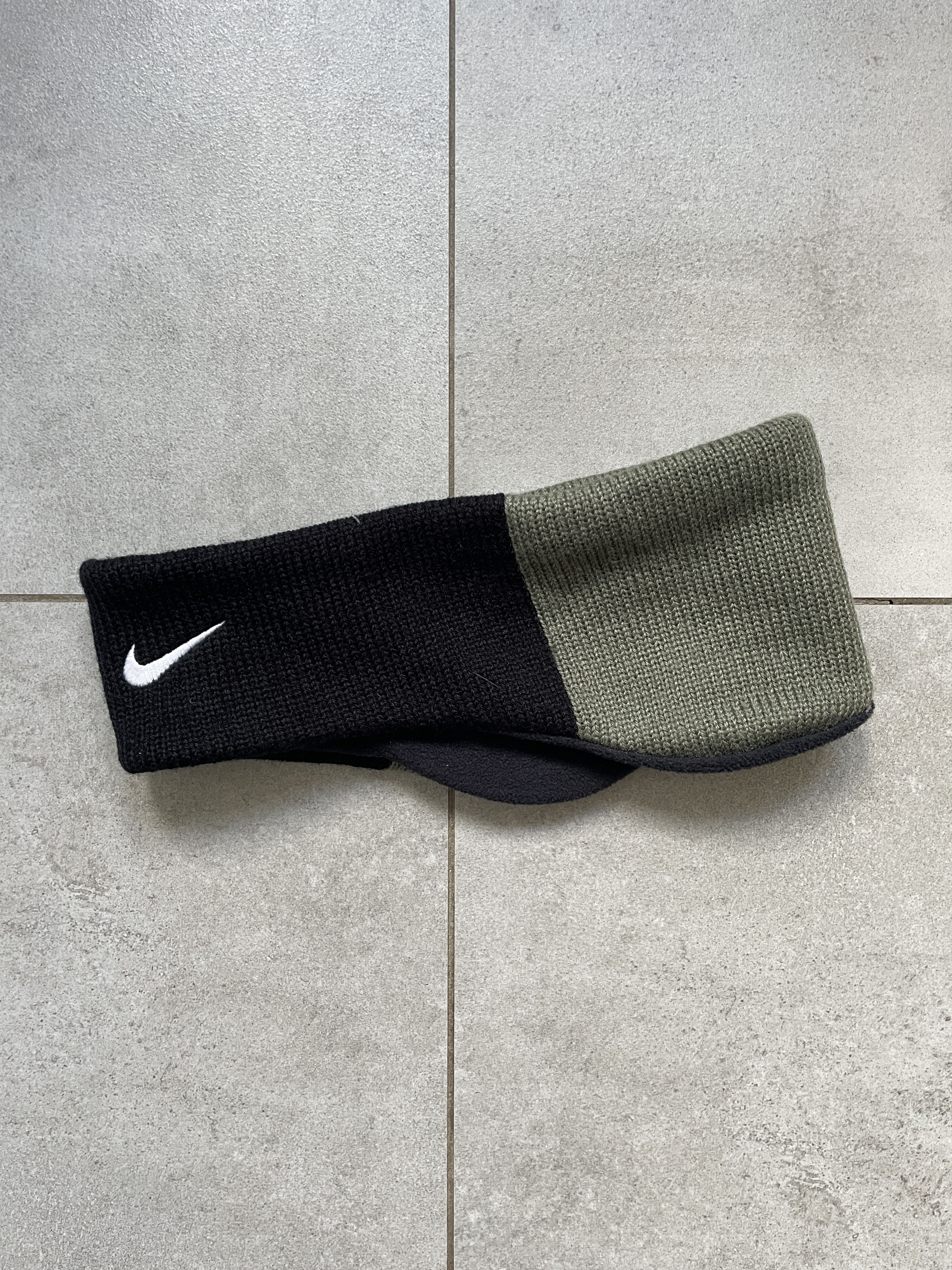 Nike Y2K NIKE BLACK KHAKI WINTER HEADBAND Size ONE SIZE - 4 Thumbnail