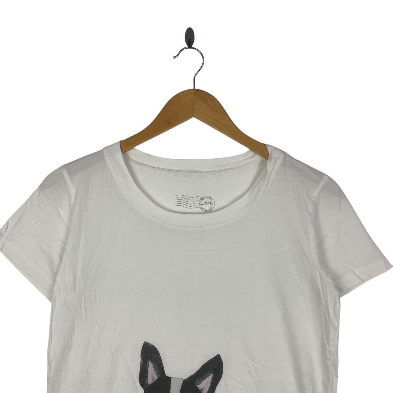 Other MARIN MONTAGUT Boston Terrier Parisian Illustration Tee Size XS / US 0-2 / IT 36-38 - 2 Thumbnail