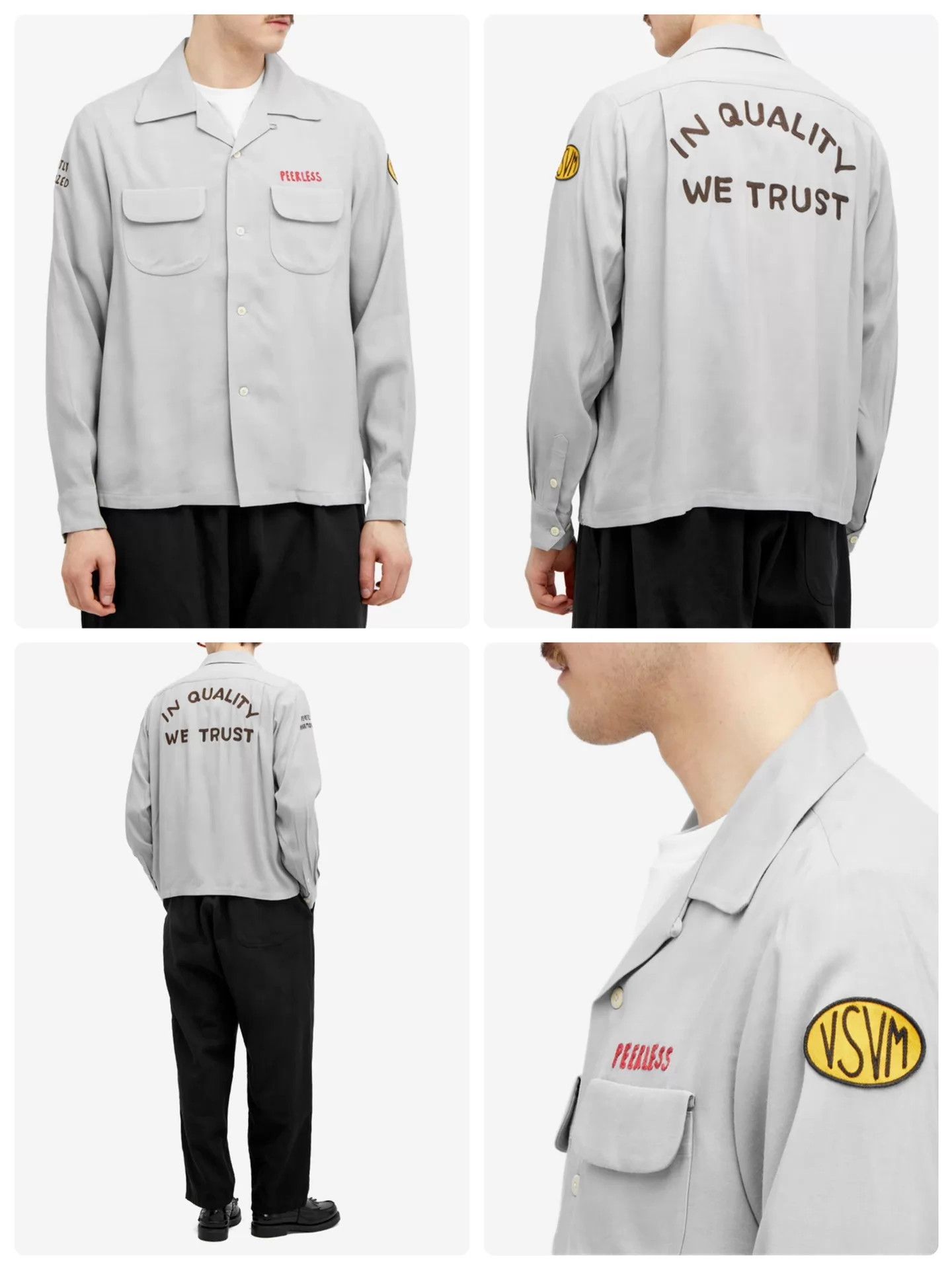 Visvim VISVIM 24SS KEESEY G.S. LS Shirt Grey 1 Size US S / EU 44-46 / 1 - 9 Thumbnail