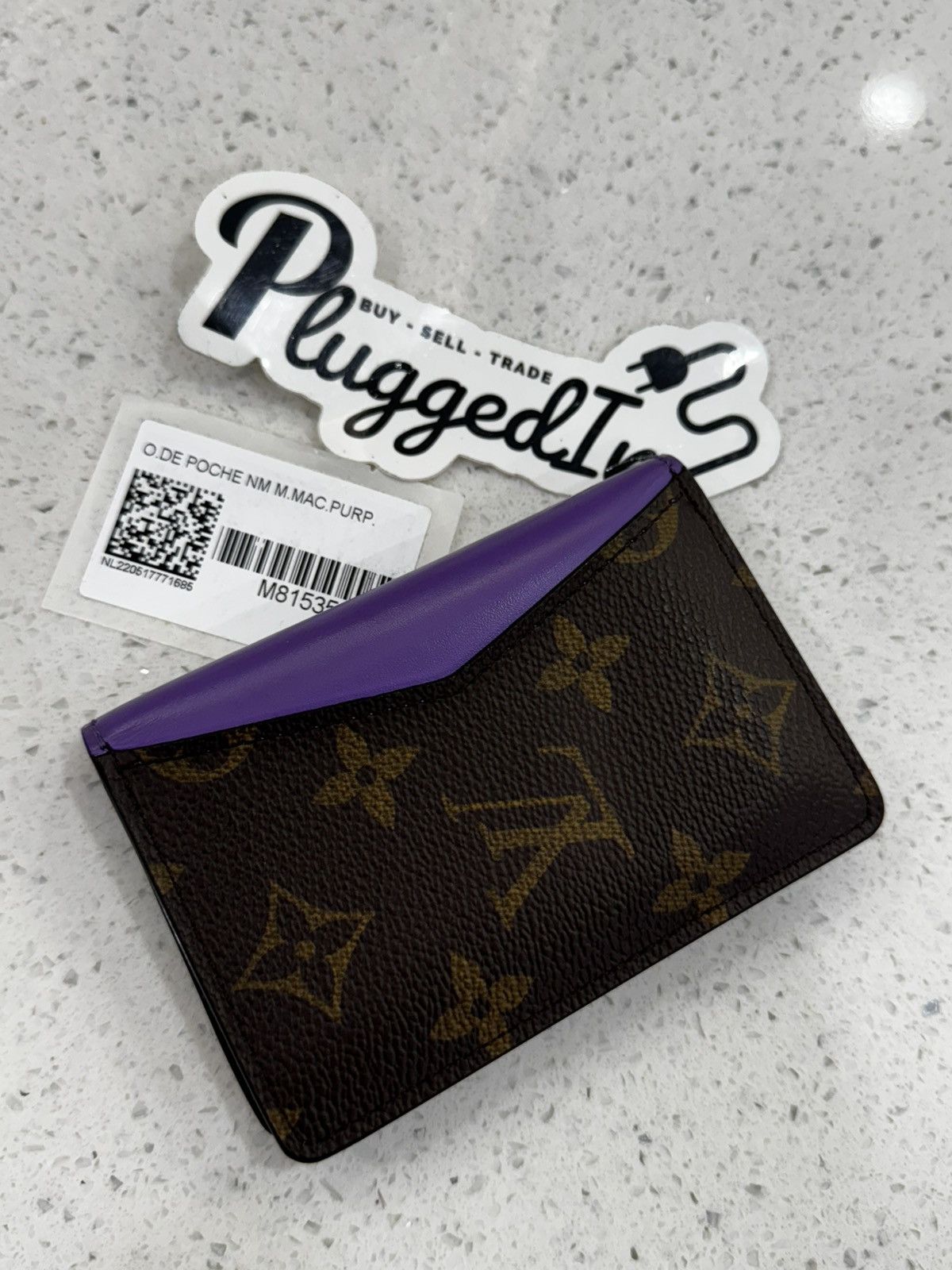 Louis Vuitton Louis Vuitton Purple Monogram Macassar Pocket Organizer Size ONE SIZE - 1 Thumbnail