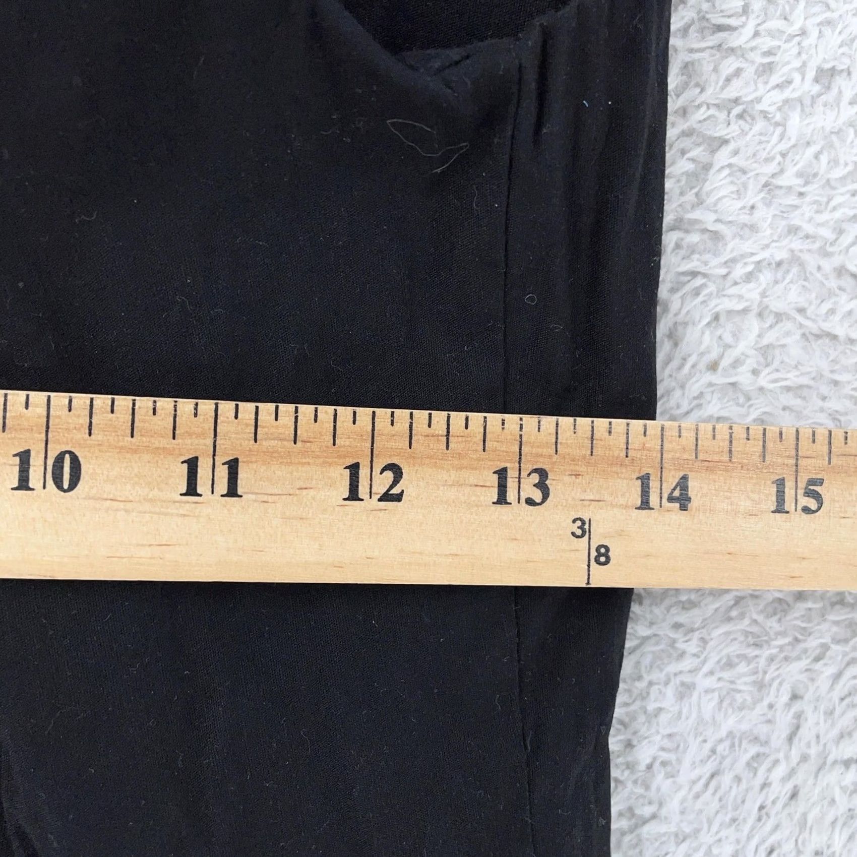 Vintage Maeve by Anthropologie Crop Top Womens Small Black Linen Blend Square Neck Tank Size S / US 4 / IT 40 - 3 Thumbnail