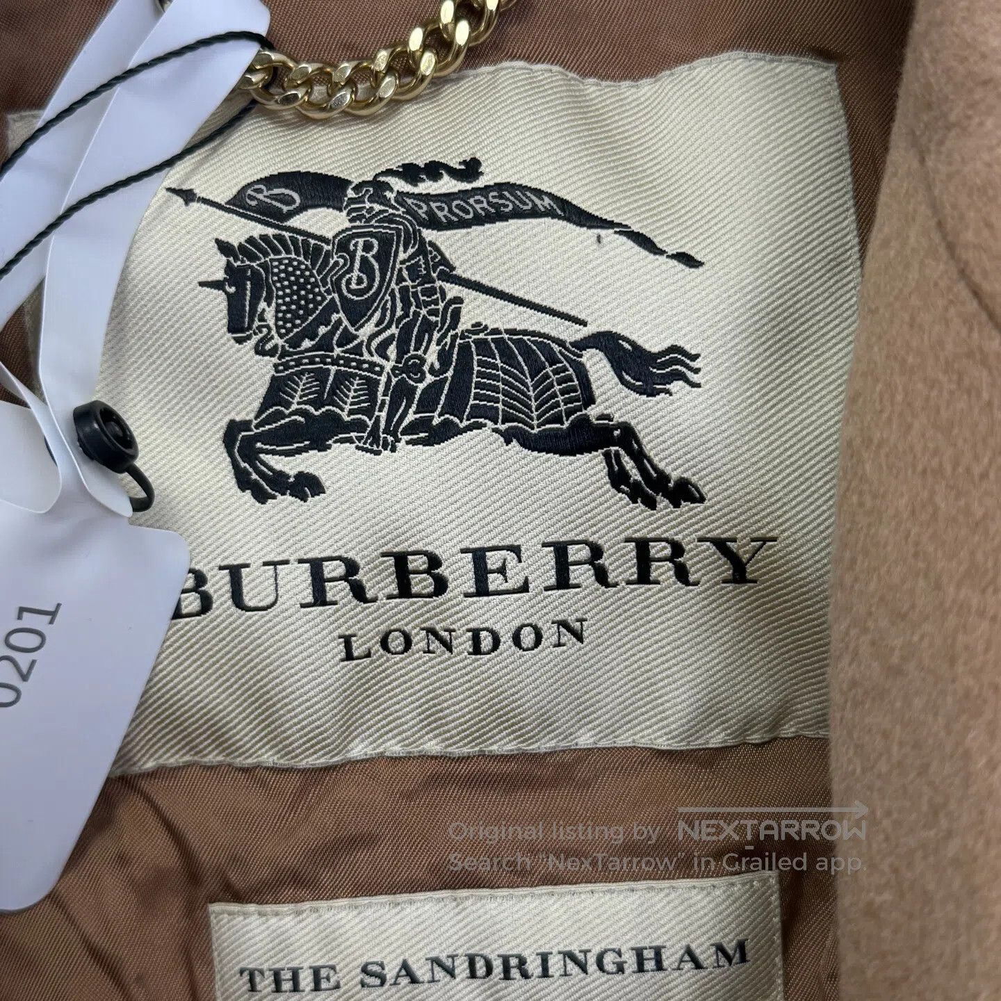 Burberry Burberry Cashmere Overcoat Jacket| Size XS / US 0-2 / IT 36-38 - 2 Thumbnail