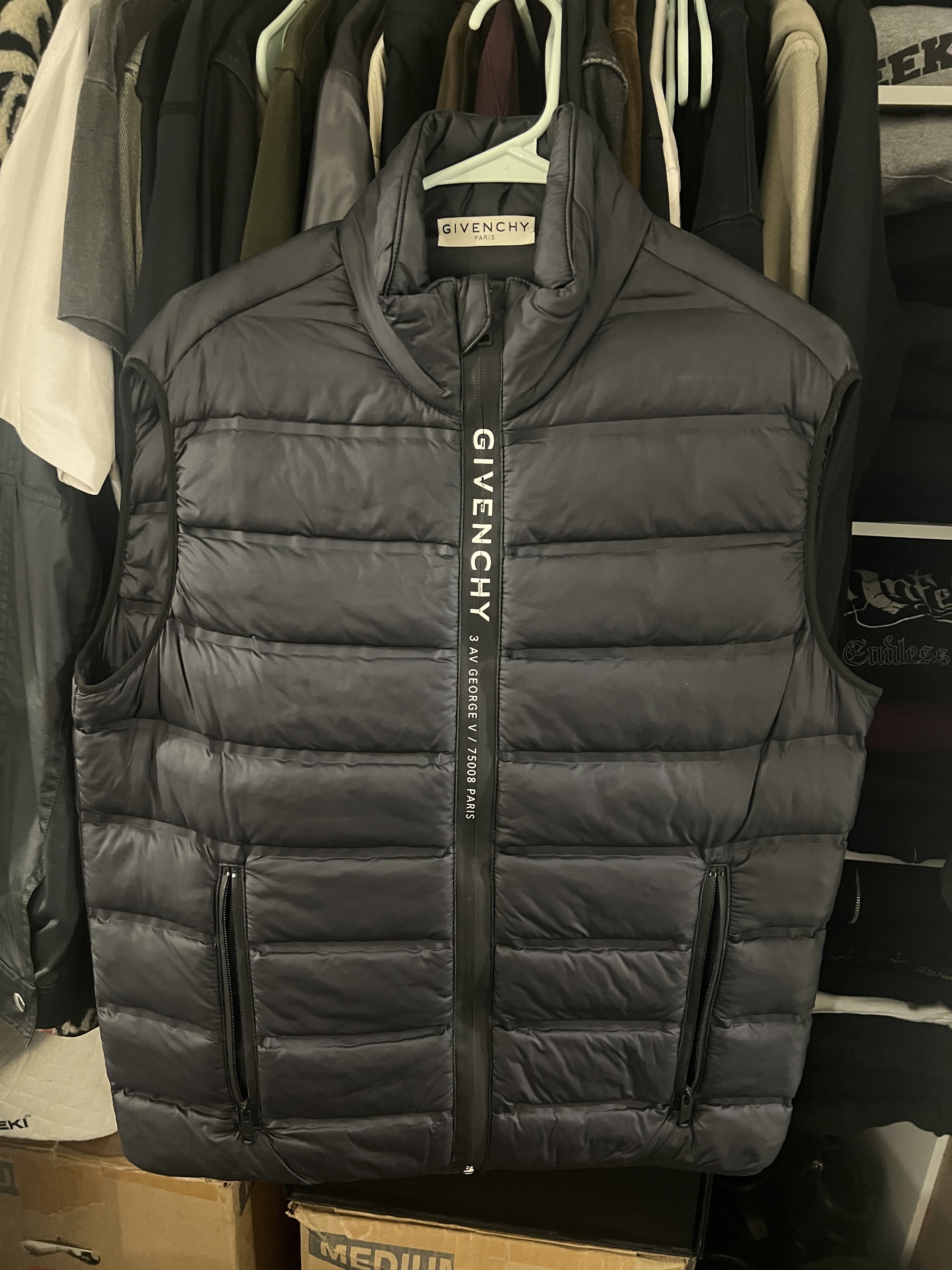 Givenchy Logo leather vest Givenchy
