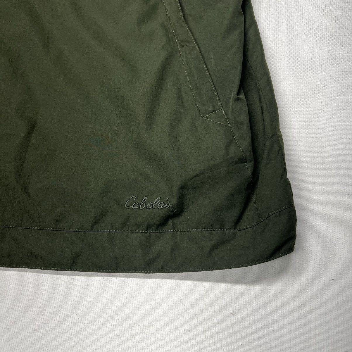 Cabelas Cabelas Windbreaker Jacket Green Windcrest Outdoor Zip Shell Size US XL / EU 56 / 4 - 3 Thumbnail