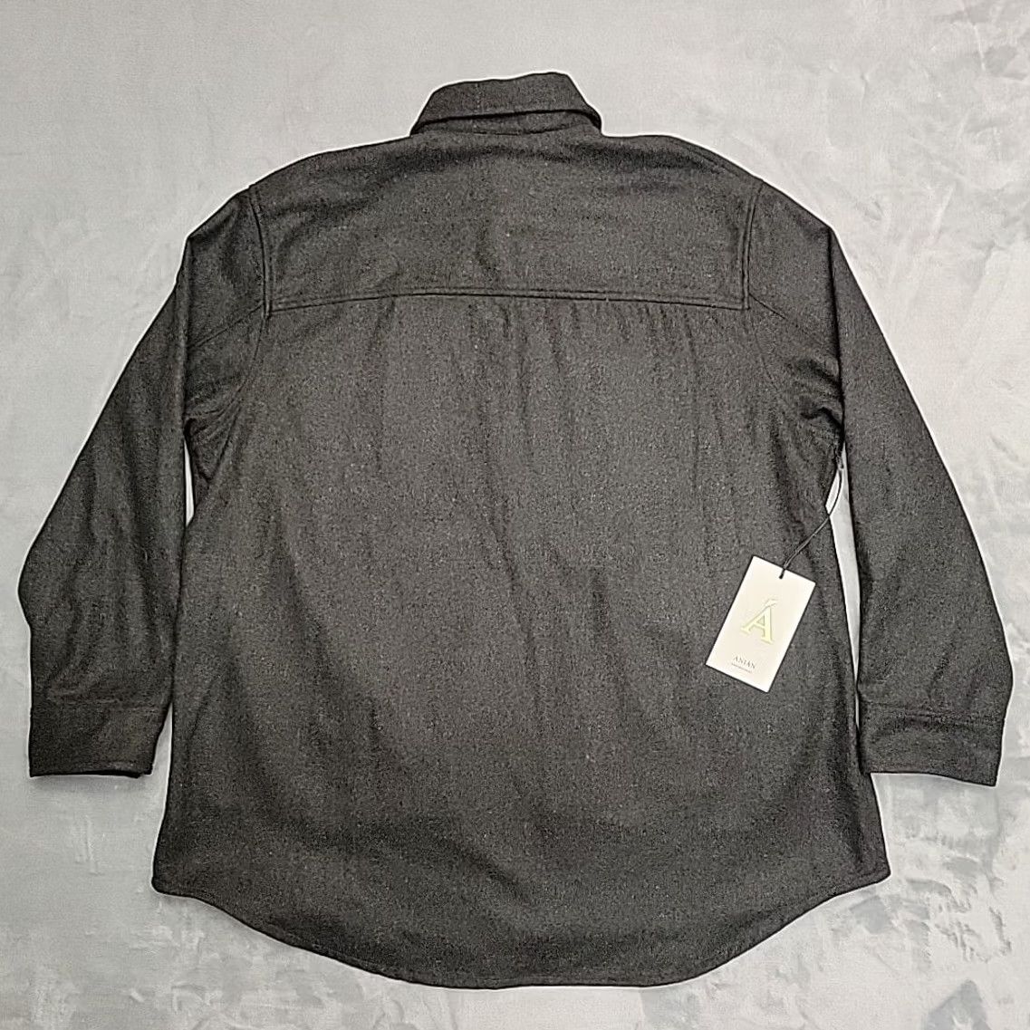 Olive Anian Shirt Womens 2XL Olive Wool Relaxed Lightweight Melton Made in Canada NEW Shirt Women's 2XL Olive Wool Melton Canada NEW Size XXL / US 16-18 / IT 52-54 - 7 Thumbnail
