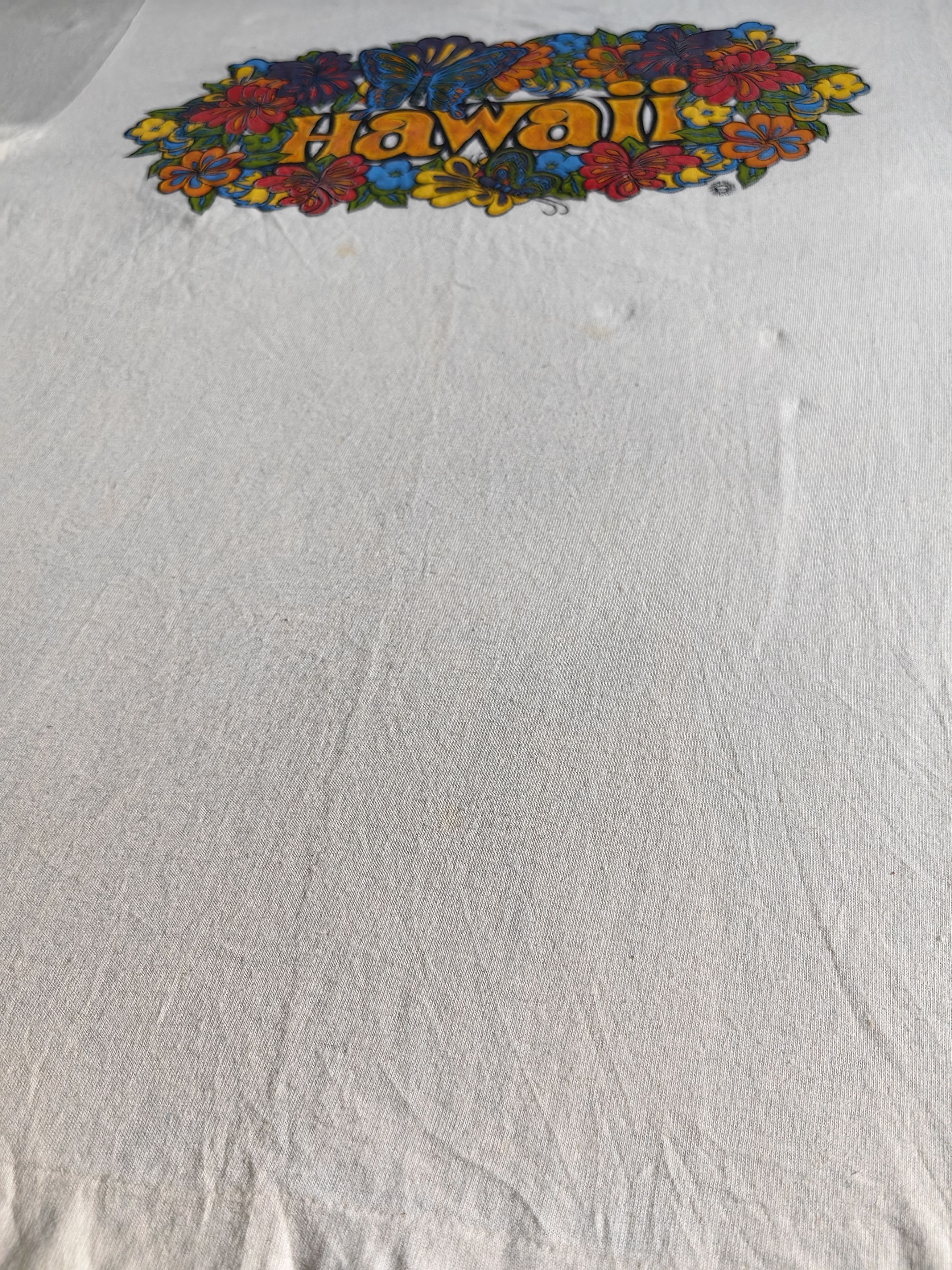 Hanes Vintage early 80's Hanes Beefies Hawaii Flower Power (Rare) Size US L / EU 52-54 / 3 - 15 Thumbnail