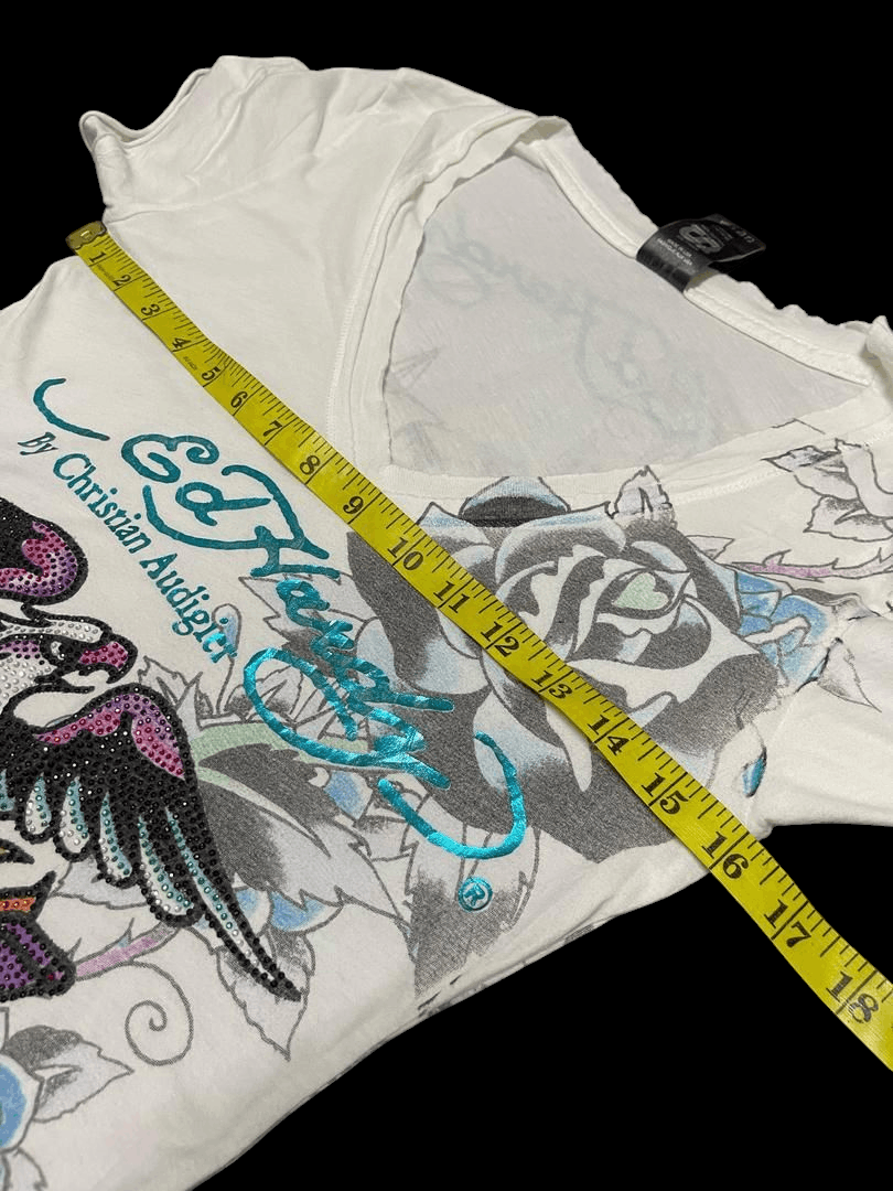 Ed Hardy Ed Hardy Full Print T-Shirt Size S / US 4 / IT 40 - 4 Thumbnail