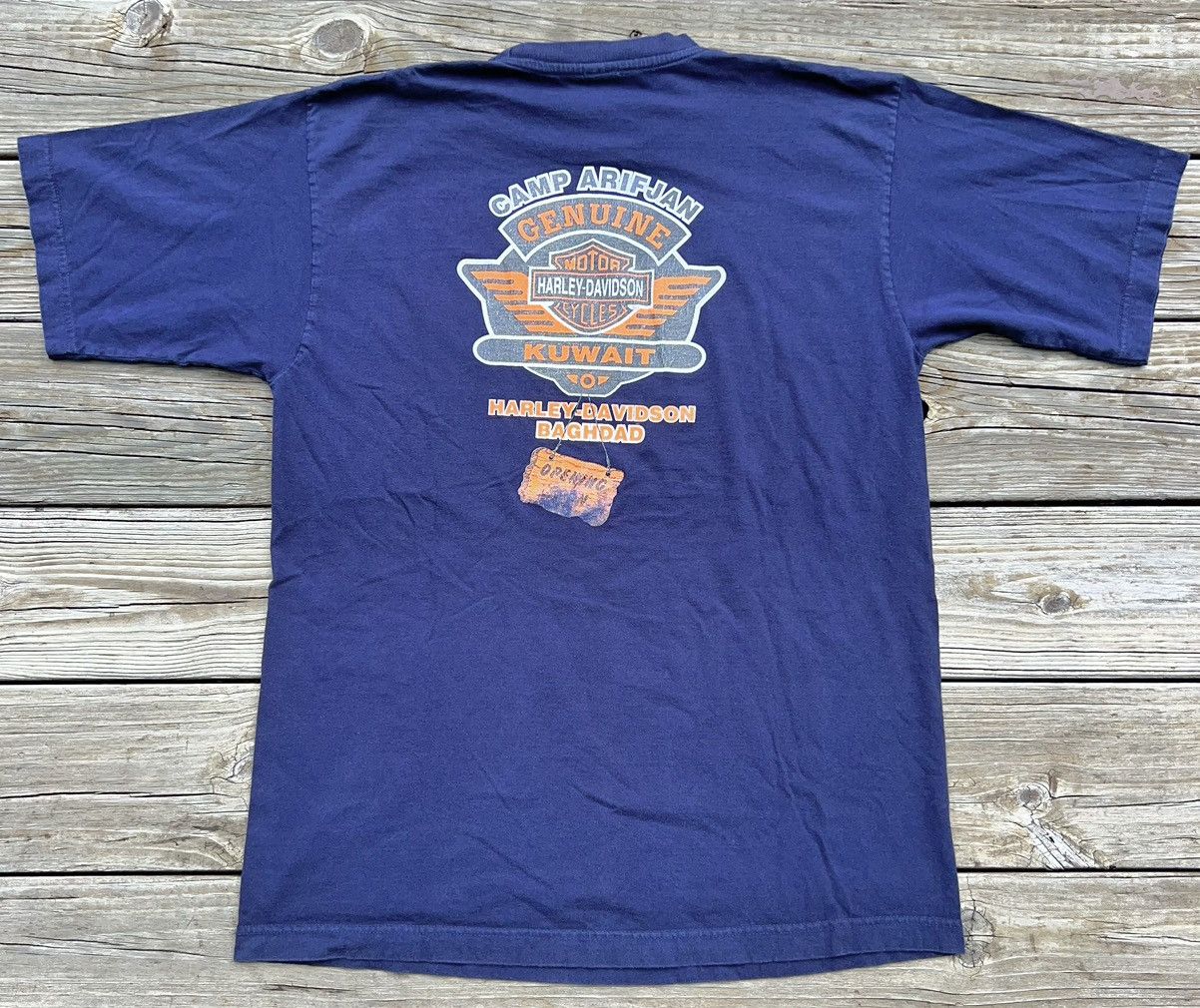 Harley Davidson × Vintage VINTAGE KUWAIT HARLEY DAVIDSON Size US L / EU 52-54 / 3 - 12 Thumbnail