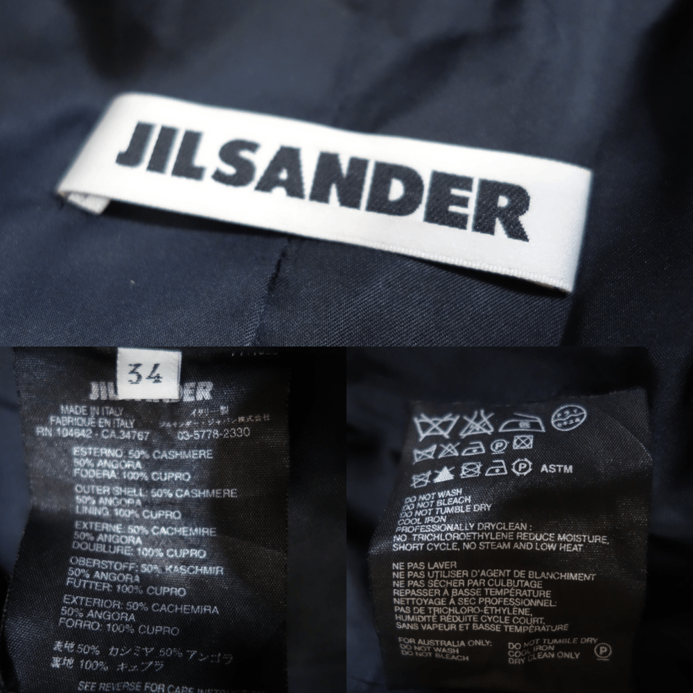Jil Sander 00S Raf Simons Era Cashmere Angora Coat Vintage Size S / US 4 / IT 40 - 9 Thumbnail
