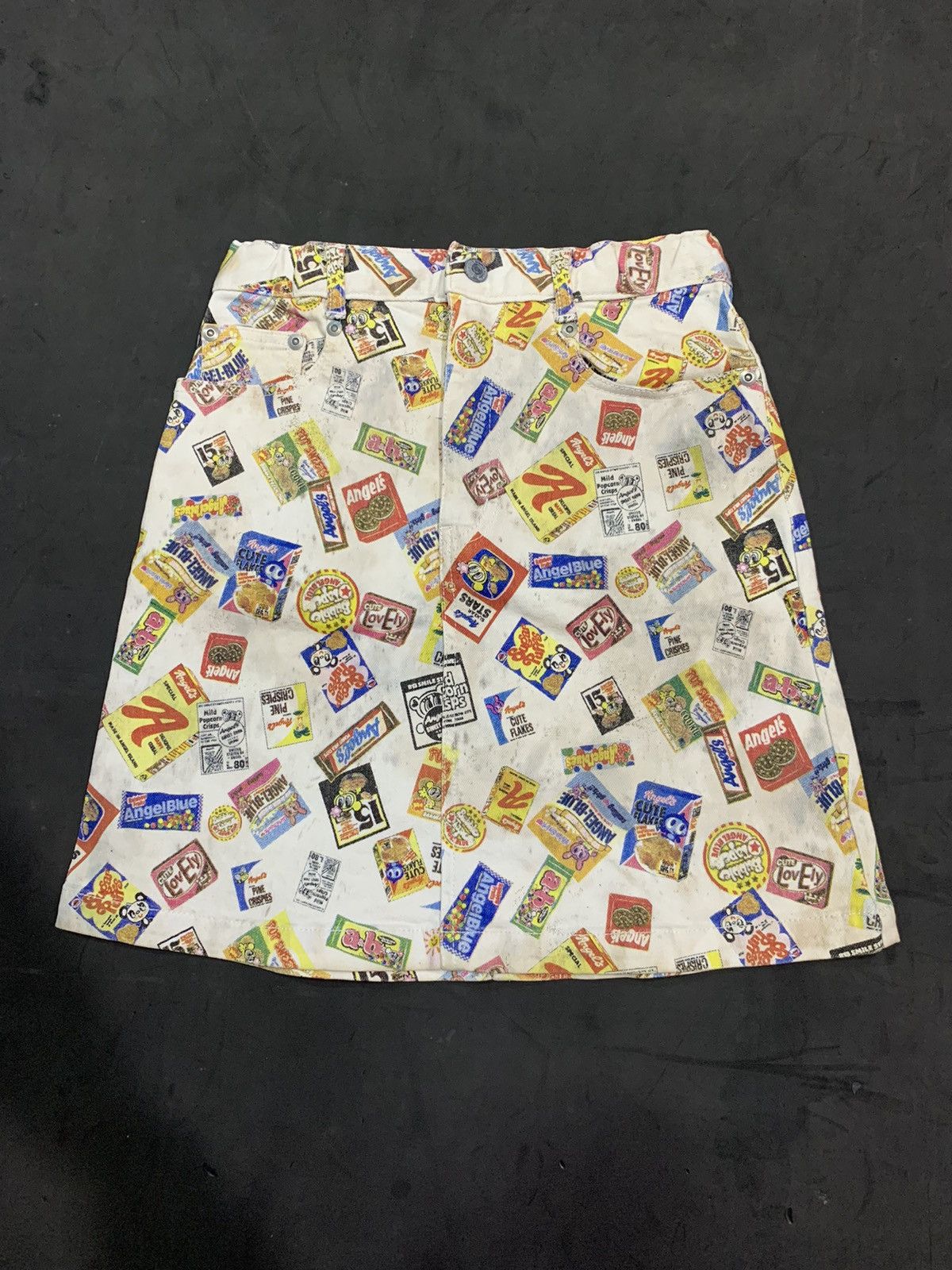 Angel Blue × Hysteric Glamour × Vintage 💸BINDINGOFFER💸Vintage angle blue mini skirt Size 24" / US 00 / IT 34 - 1 Thumbnail