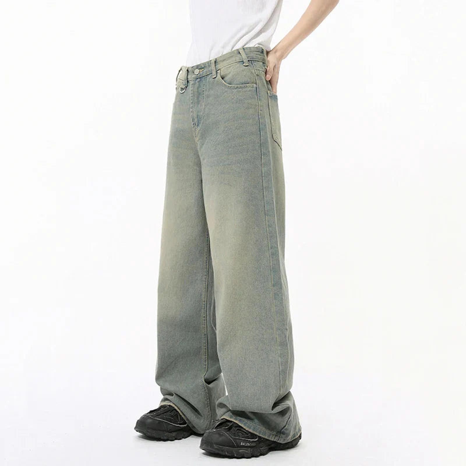 Other Light Wash Wide Denim Jeans Size US 32 / EU 48 - 7 Thumbnail