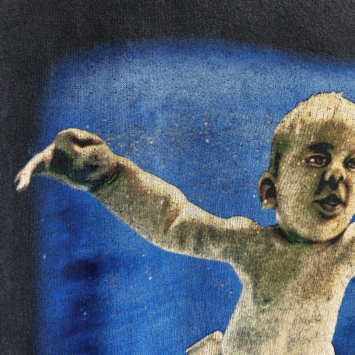 Band Tees 💢Rare💢 Vintage 90s Faded NIRVANA NEVERMIND Bootleg Tshirt Size US XL / EU 56 / 4 - 9 Thumbnail