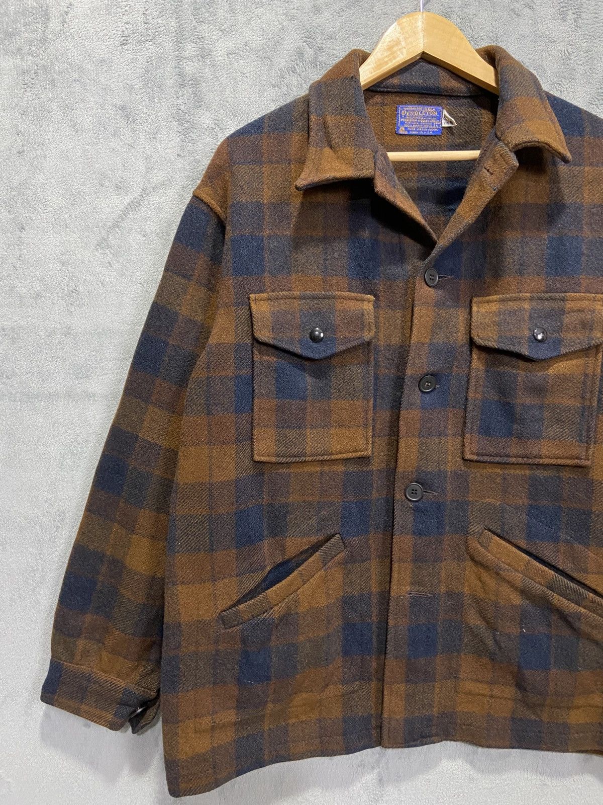 Pendleton Vintage 90’s Pendleton Virgin Wool Plaid Jacket Size US L / EU 52-54 / 3 - 5 Thumbnail
