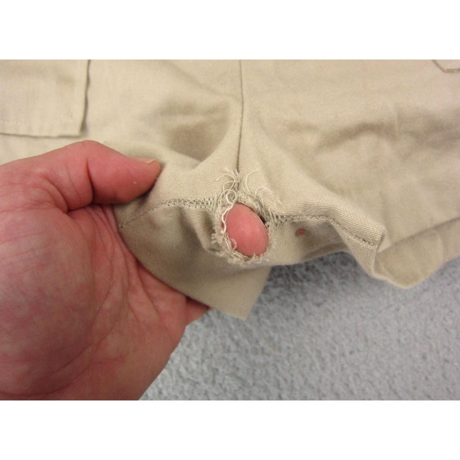 Sears VINTAGE Sears Juniors Shorts Chino Size 11 26 Beige Khaki Casual 80s 90s Preppy Womens Men? Size 26" / US 2 / IT 38 - 5 Thumbnail