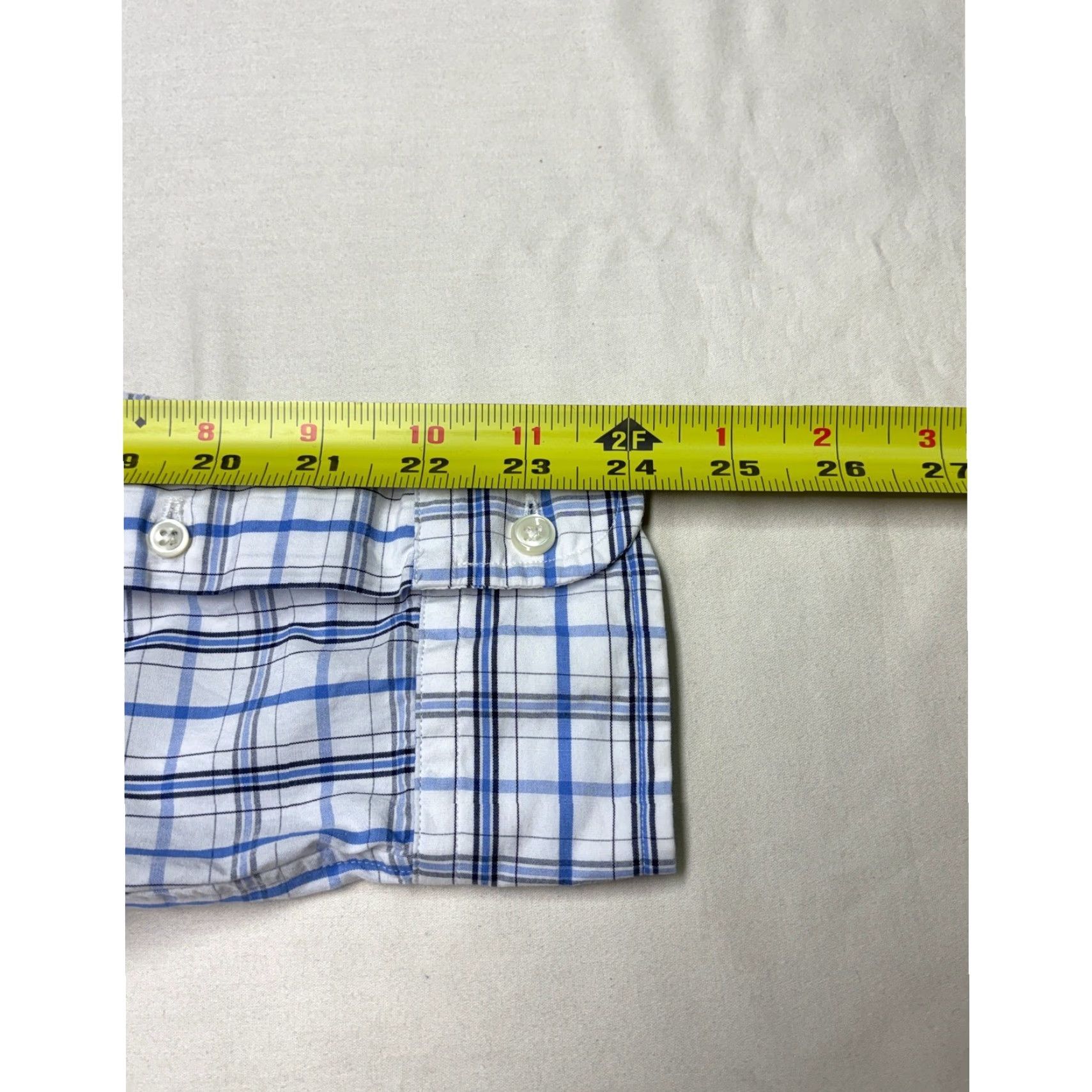 Polo Ralph Lauren Polo Ralph Lauren Blake Mens Large Blue White Plaid Cotton Button Down Shirt L Size US L / EU 52-54 / 3 - 8 Thumbnail