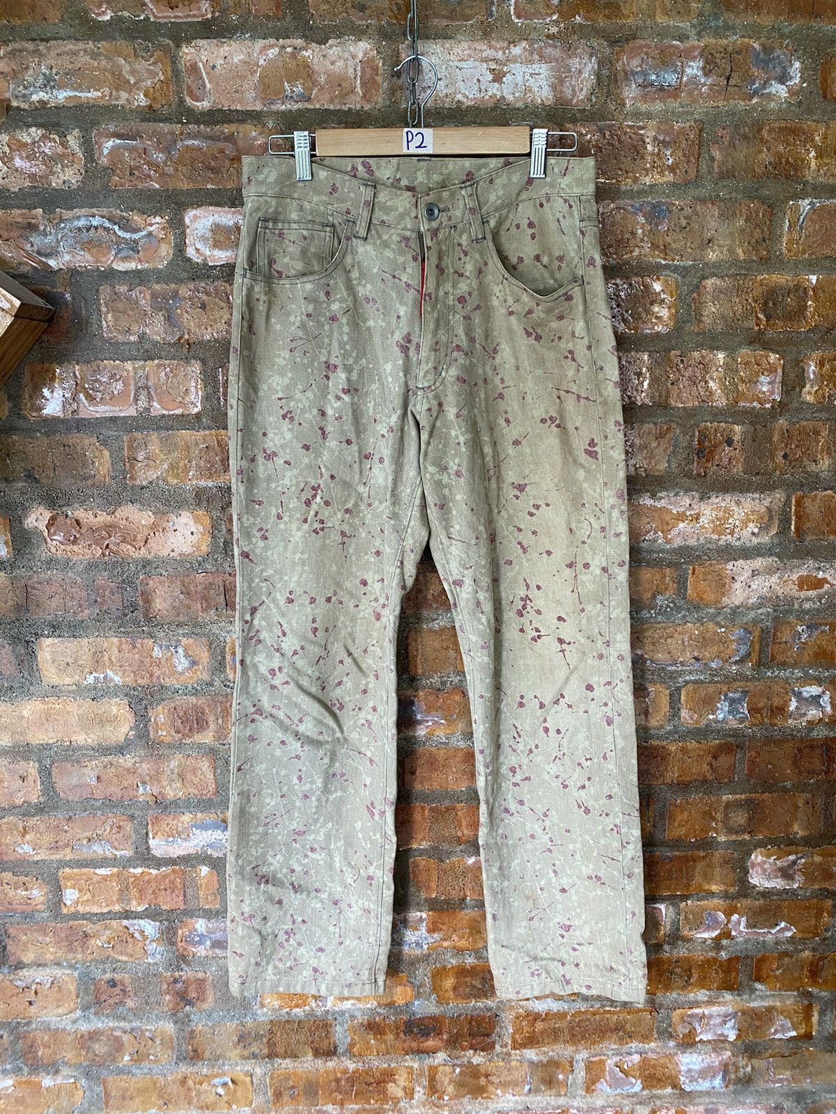 Tornado Mart 🔥2000s 291295 Homme Blood splash pants Size US 30 / EU 46 - 2 Thumbnail