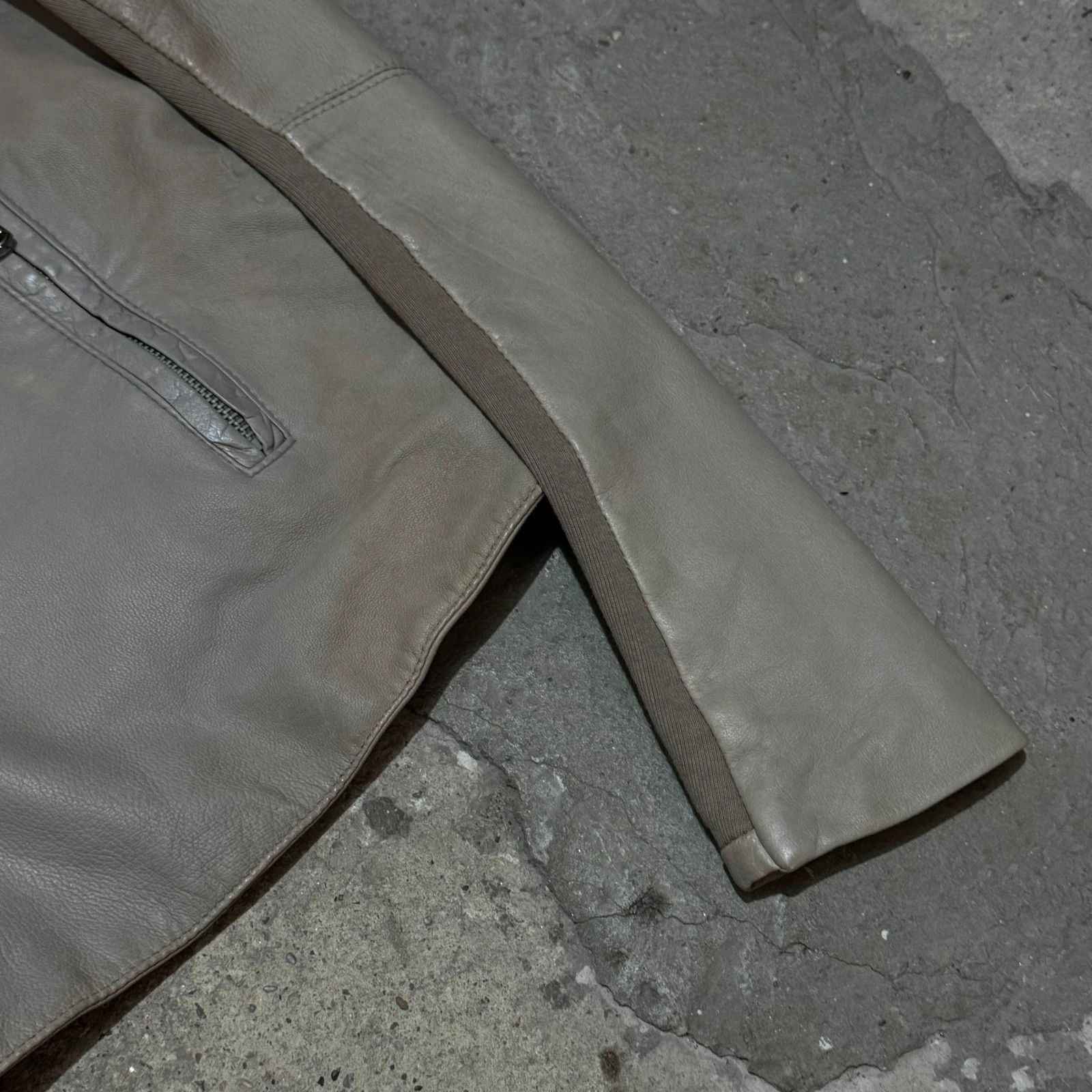 Other Rick owens style leather jacket Size S / US 4 / IT 40 - 6 Thumbnail