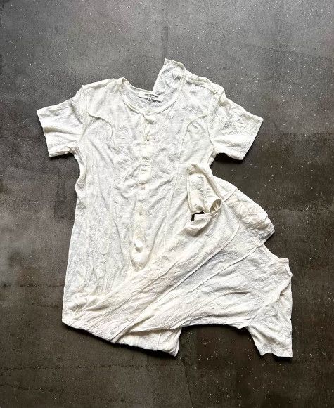 Junya Watanabe AD2007 Nested Deconstructed Double-Layer Pleated Top Size L / US 10 / IT 46 - 3 Thumbnail