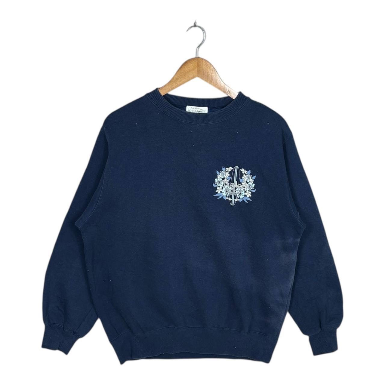 Dig Deep Vintage y2k Dig Deep Longboard Hawaii Surf Sweatshirt Size US M / EU 48-50 / 2 - 2 Thumbnail