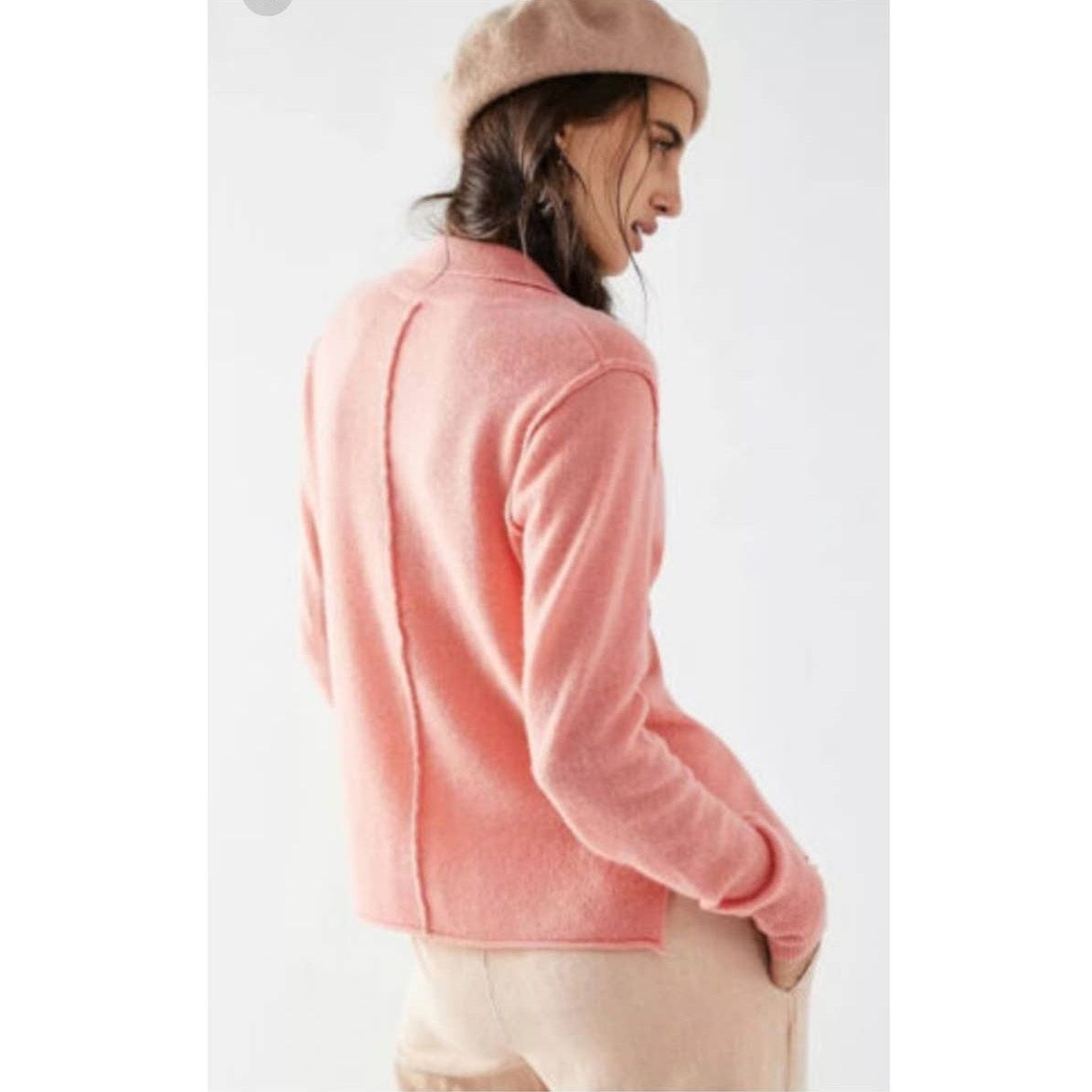 Free People New Free People Paloma Cashmere Cardi SWEATER $158 XS Pink Size XS / US 0-2 / IT 36-38 - 3 Thumbnail