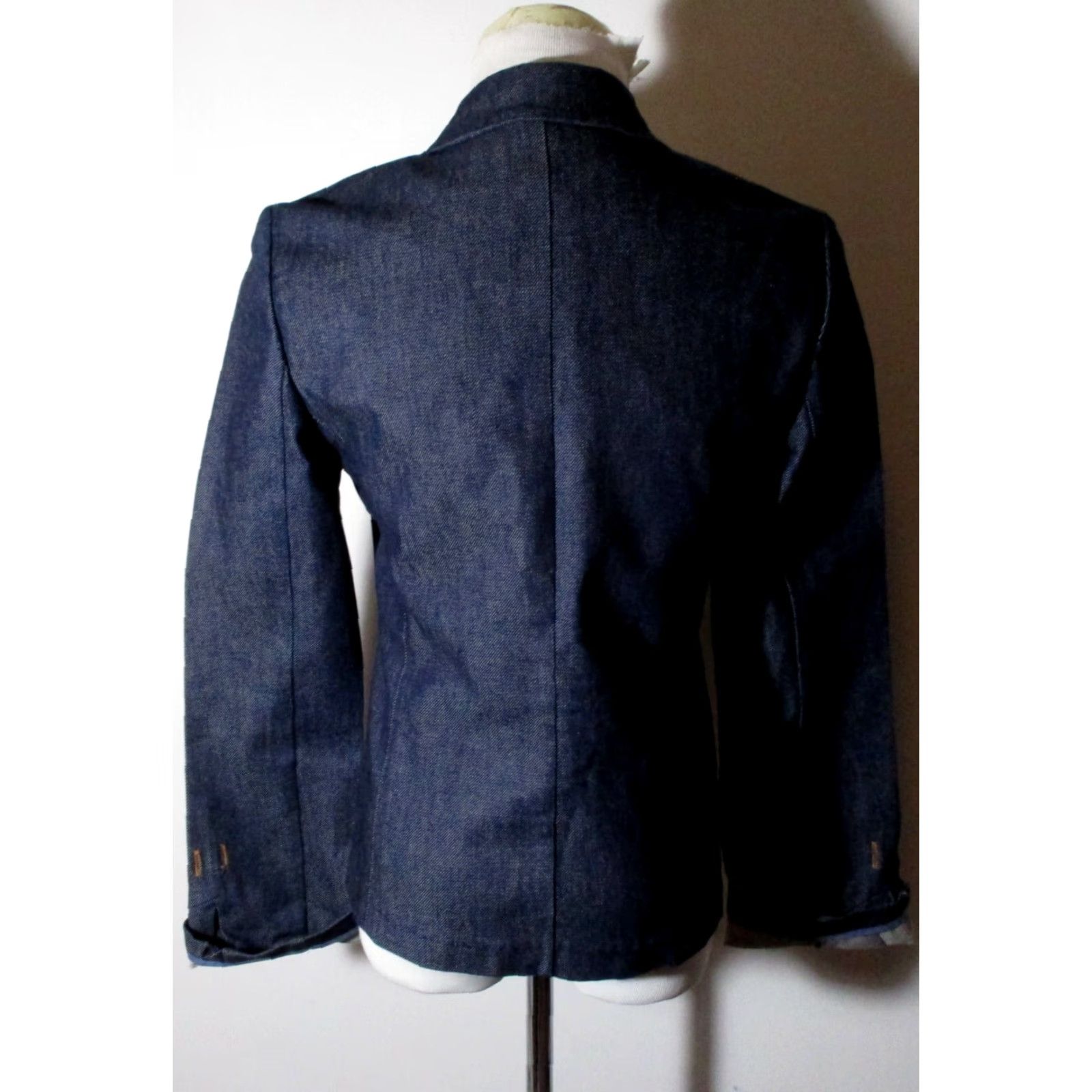 Denime LISA KLEIN Blue Button Denim Jacket Women's Size 8 Size M / US 6-8 / IT 42-44 - 5 Thumbnail