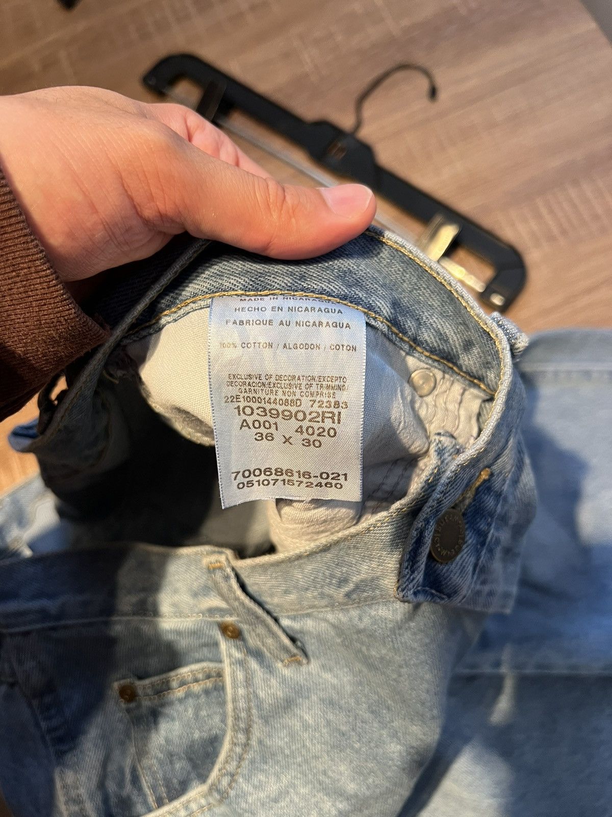 Wrangler Wrangler Mens Jeans Blue Tag Size (36x30) Relaxed Straight Size US 36 / EU 52 - 6 Thumbnail