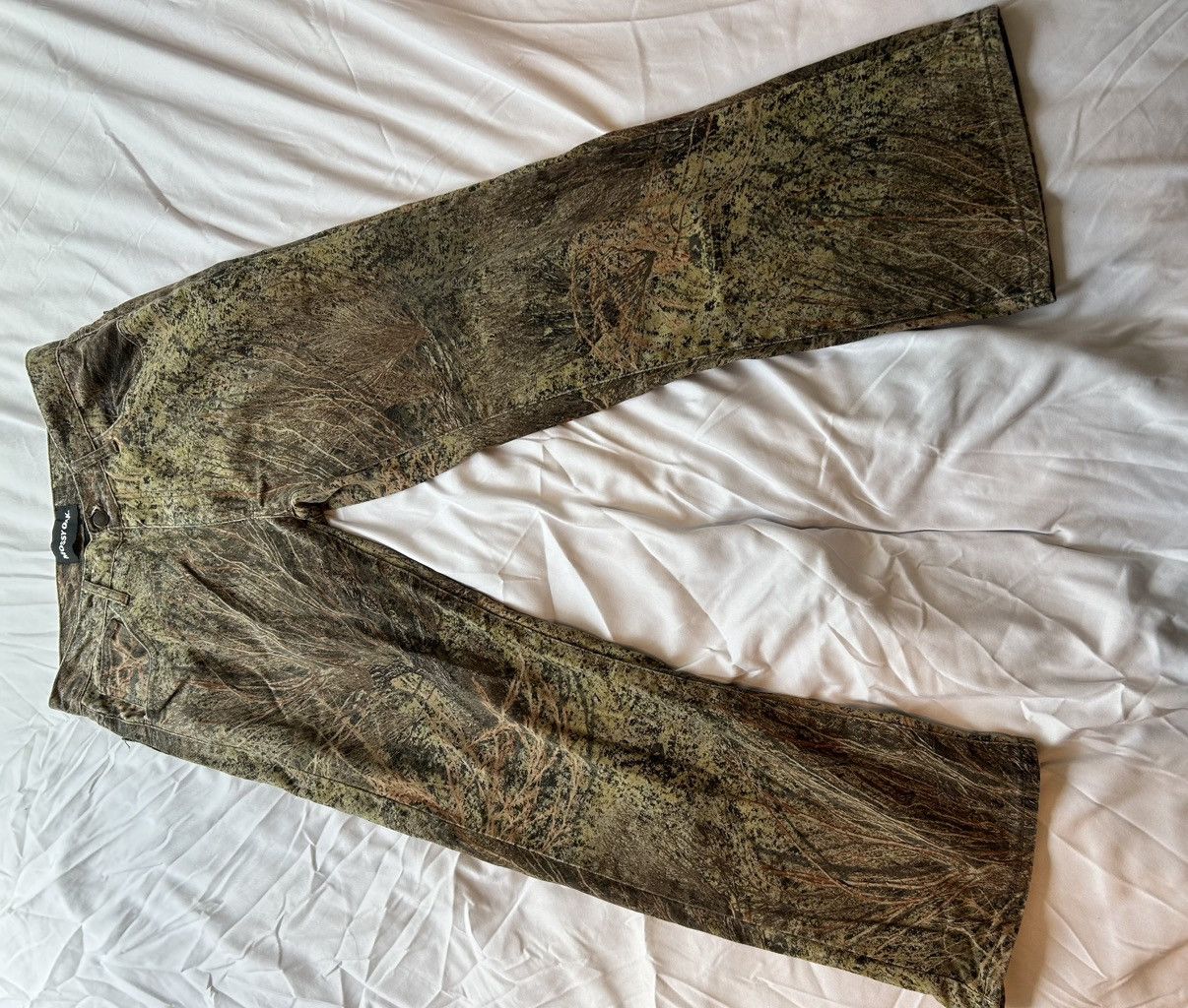 Mossy Oaks Mossy Oak Men's Green and Khaki Trousers Size US 32 / EU 48 - 1 Thumbnail