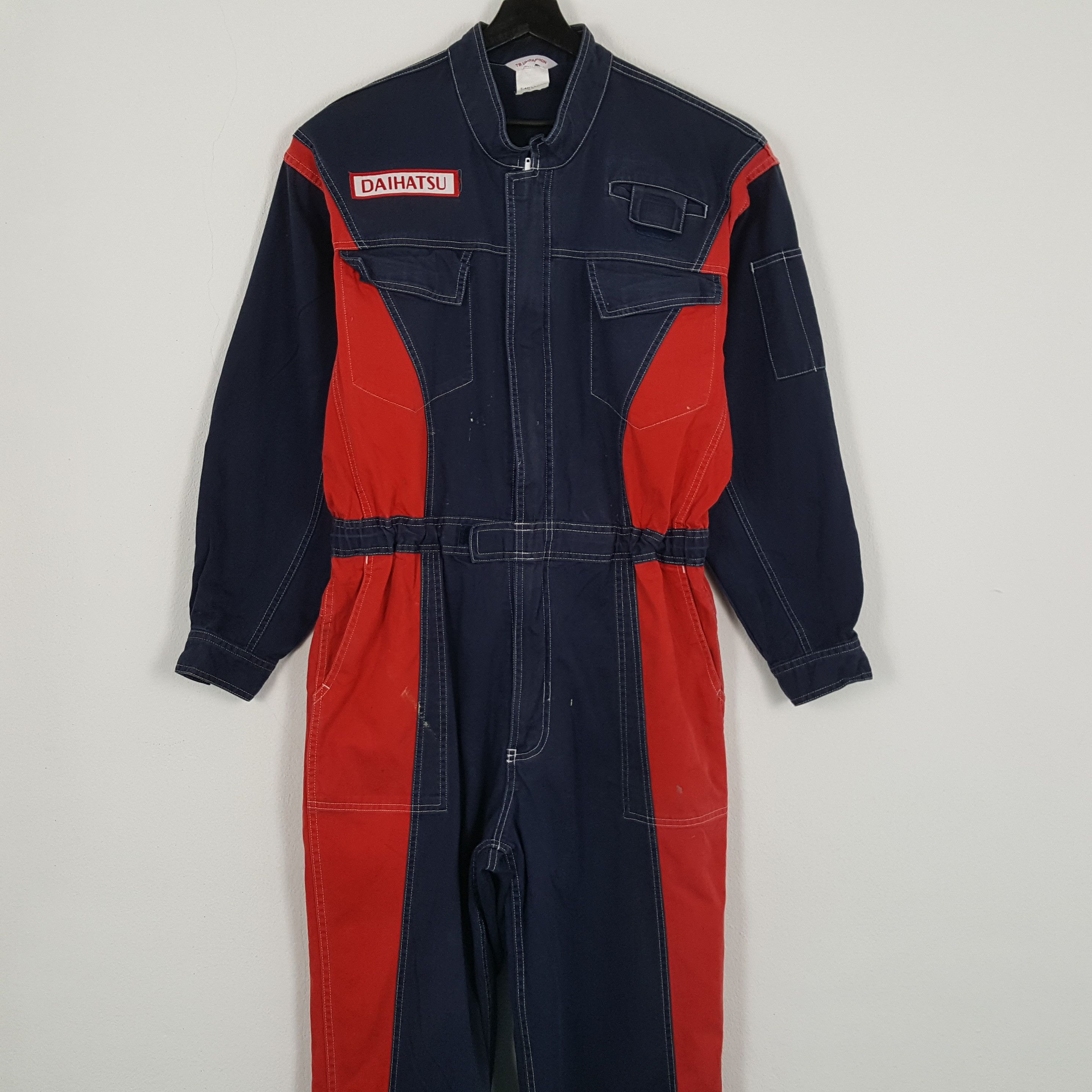 Vintage DAIHATSU Japanese Motorsports Workwear Coverall Jacket Size US XL / EU 56 / 4 - 5 Thumbnail