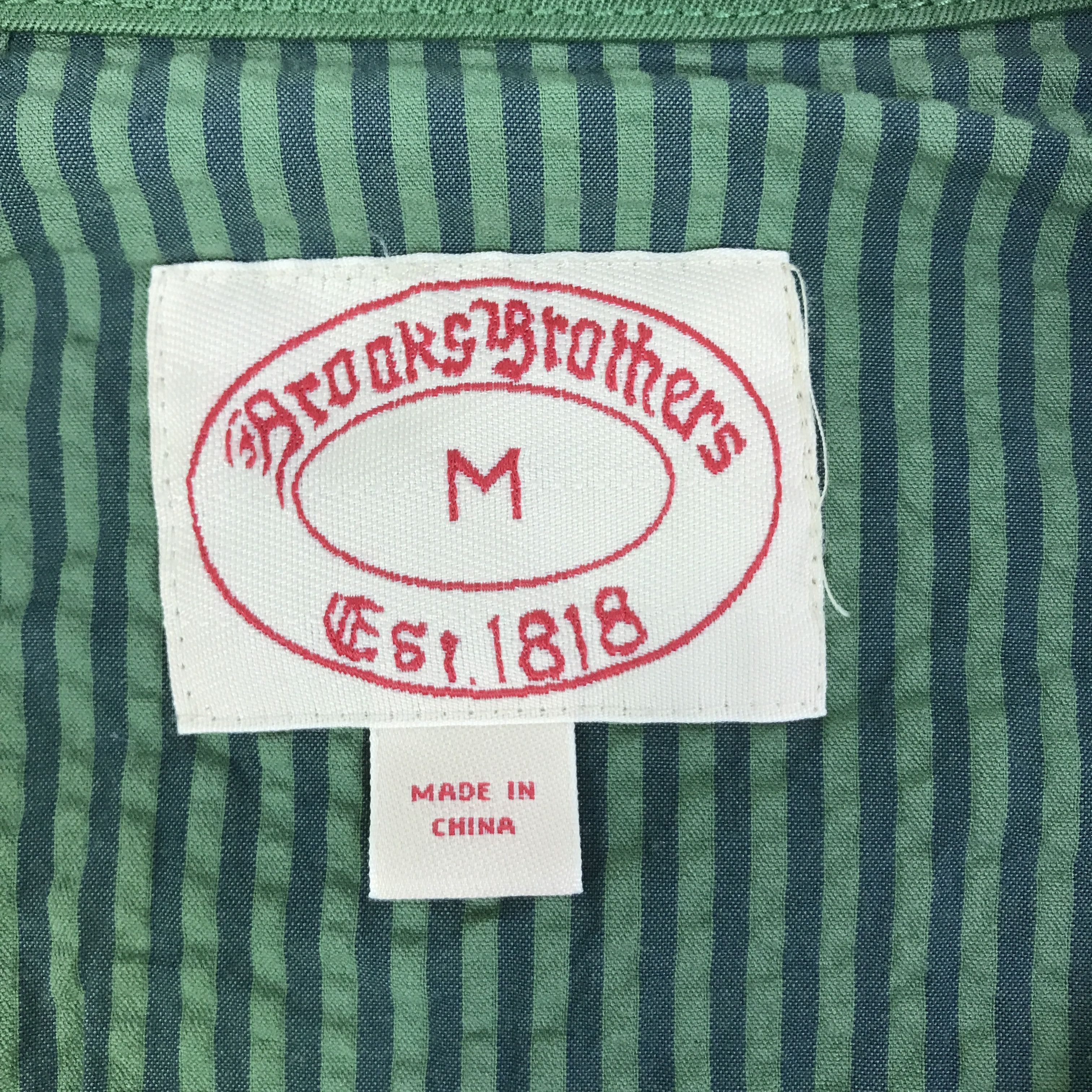Brooks Brothers BROOKS BROTHERS GREEN JACKET K119B2 Size US M / EU 48-50 / 2 - 9 Thumbnail