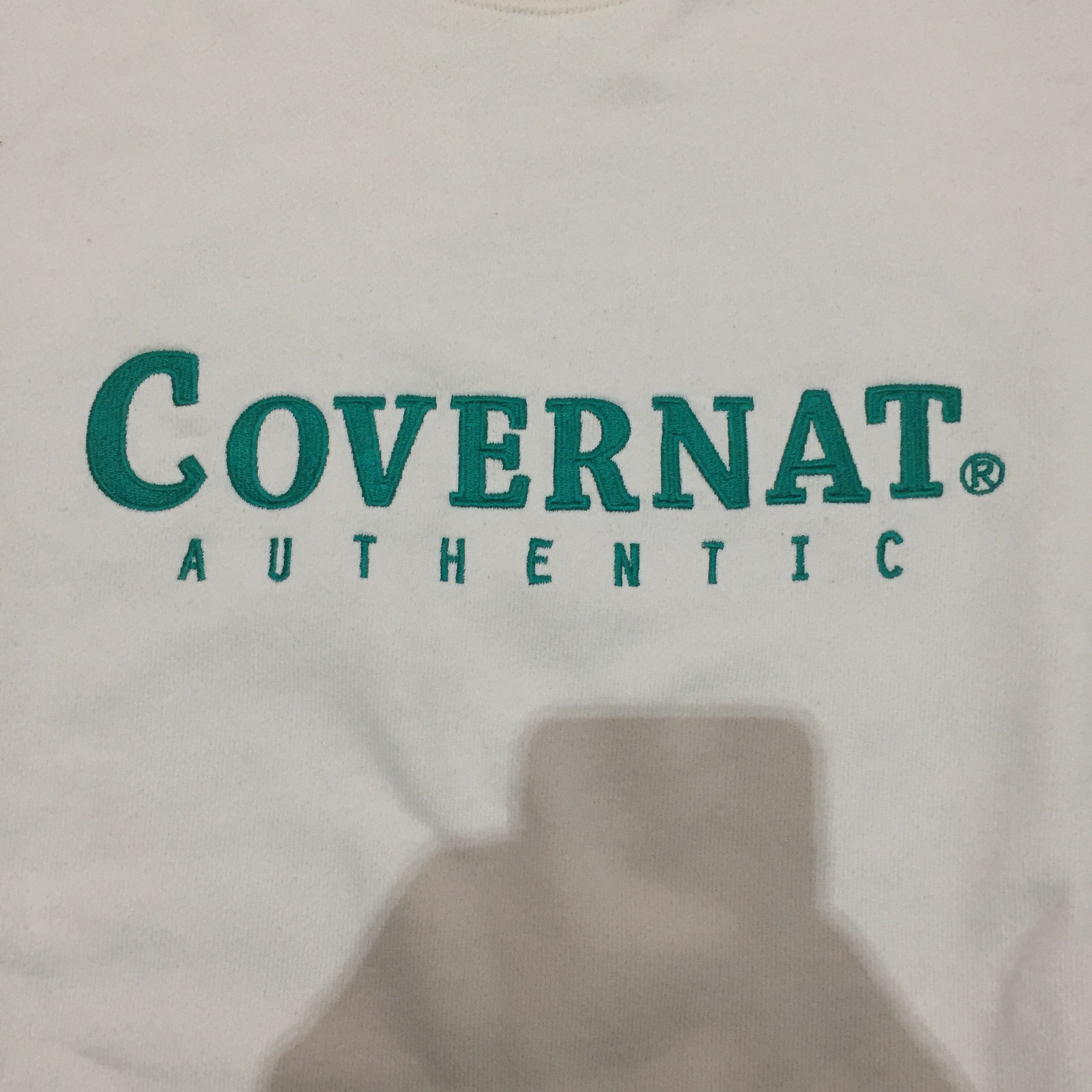 COVERNAT Covernat Crewneck Khaki Logo Bordir Size US M / EU 48-50 / 2 - 2 Thumbnail