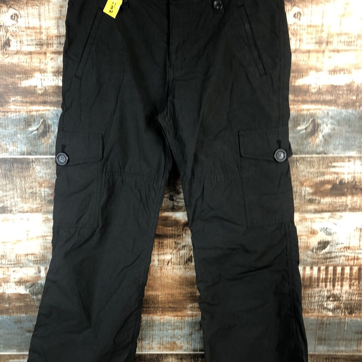Japanese Brand DL Japanese Brand Black Cargo Multipocket Pants #C702 Size US 28 / EU 44 - 4 Thumbnail