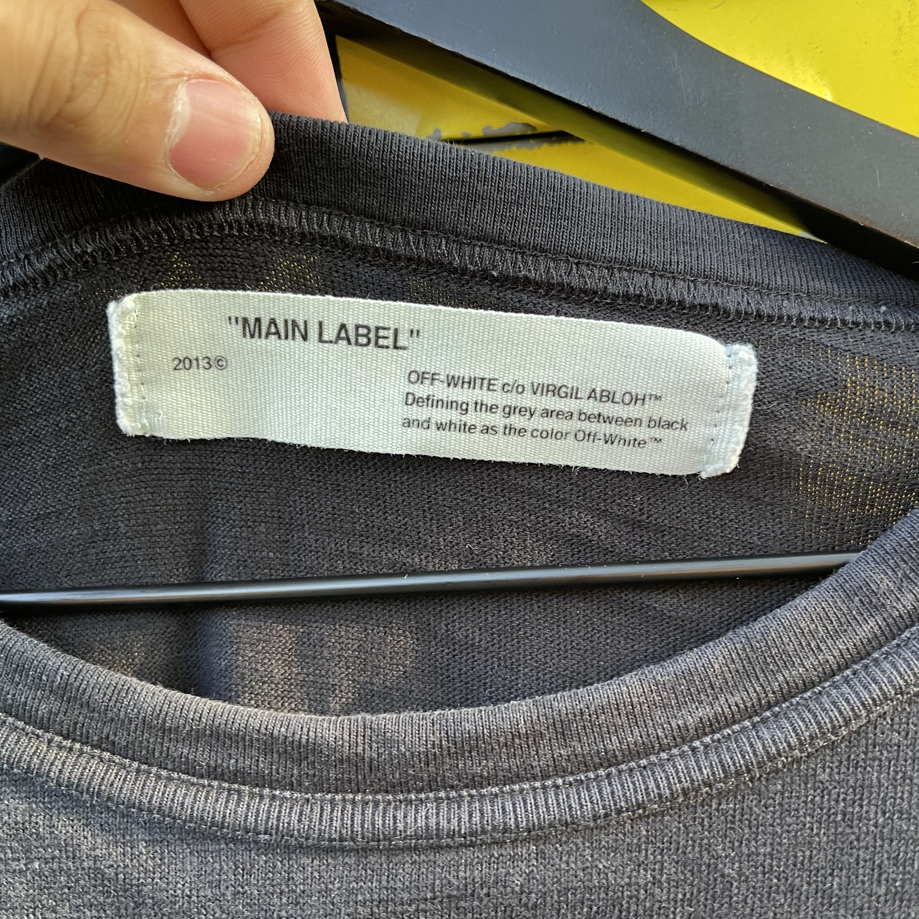 Off-White Off-White Main Label Graffiti Long Sleeve Shirt Size US S / EU 44-46 / 1 - 3 Thumbnail
