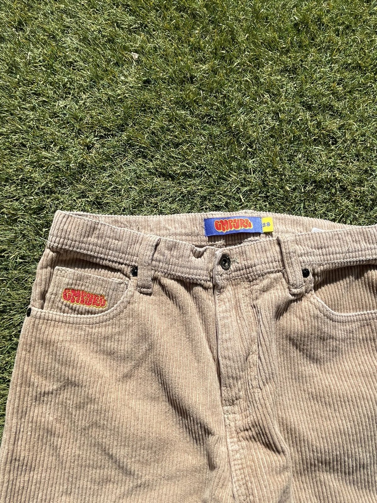 Empyre Empyre Corduroy Pants Teen 28 Beige Relaxed Fit Preowned Size US 28 / EU 44 - 2 Thumbnail
