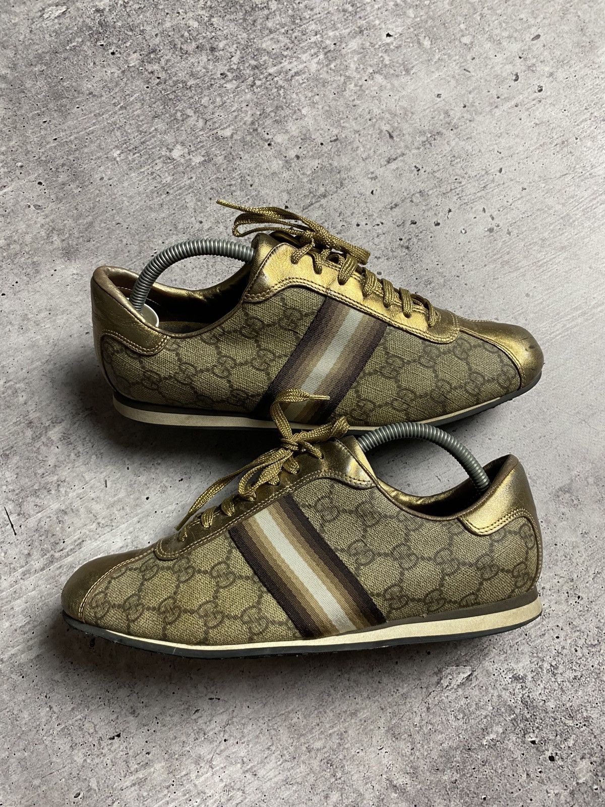 Gucci Vintage Monogram Sneakers Size US 7 / EU 40 - 3 Thumbnail