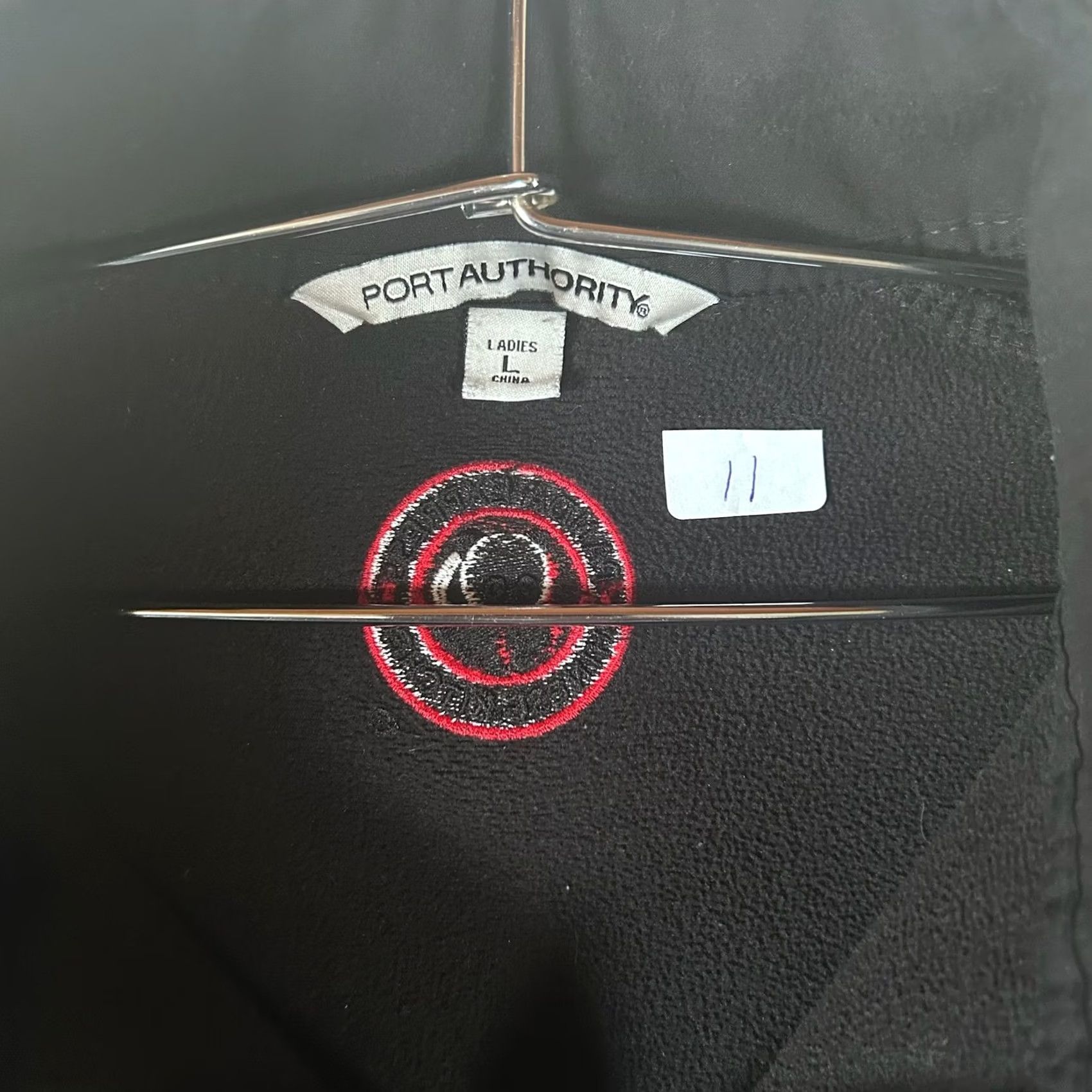 Port Authority Port Authority Womens Large Black Softshell Jacket Full Zip Fleece Panda Express Size L / US 10 / IT 46 - 3 Thumbnail