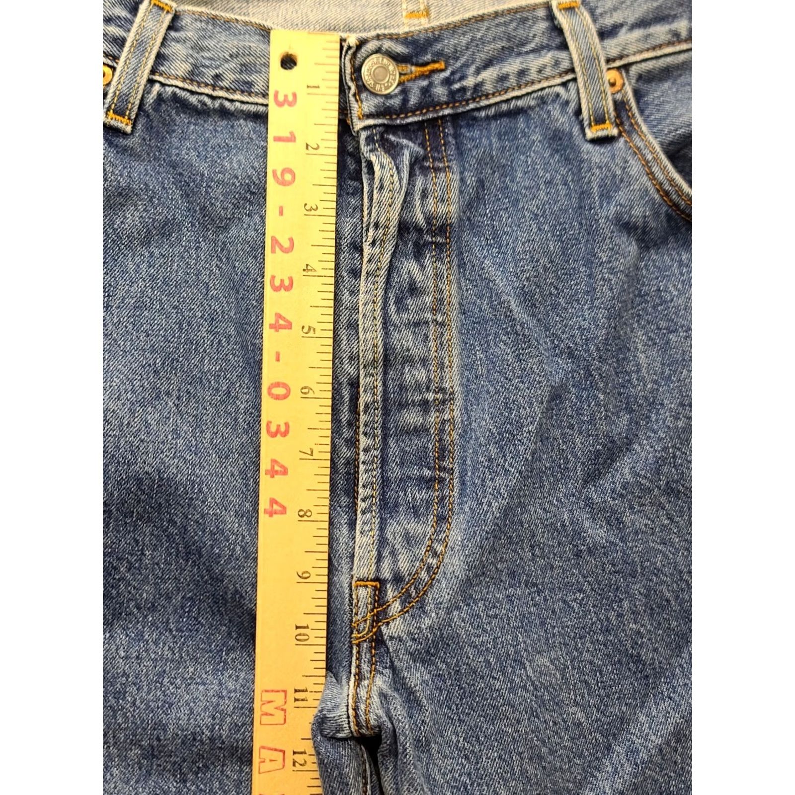 Levi's VINTAGE Levi's 501 XX Jeans Mens 40x32 Button Fly Regular Fit Straight Blue Denim Cotton 80s 90s USA Mens Size US 40 / EU 56 - 6 Thumbnail