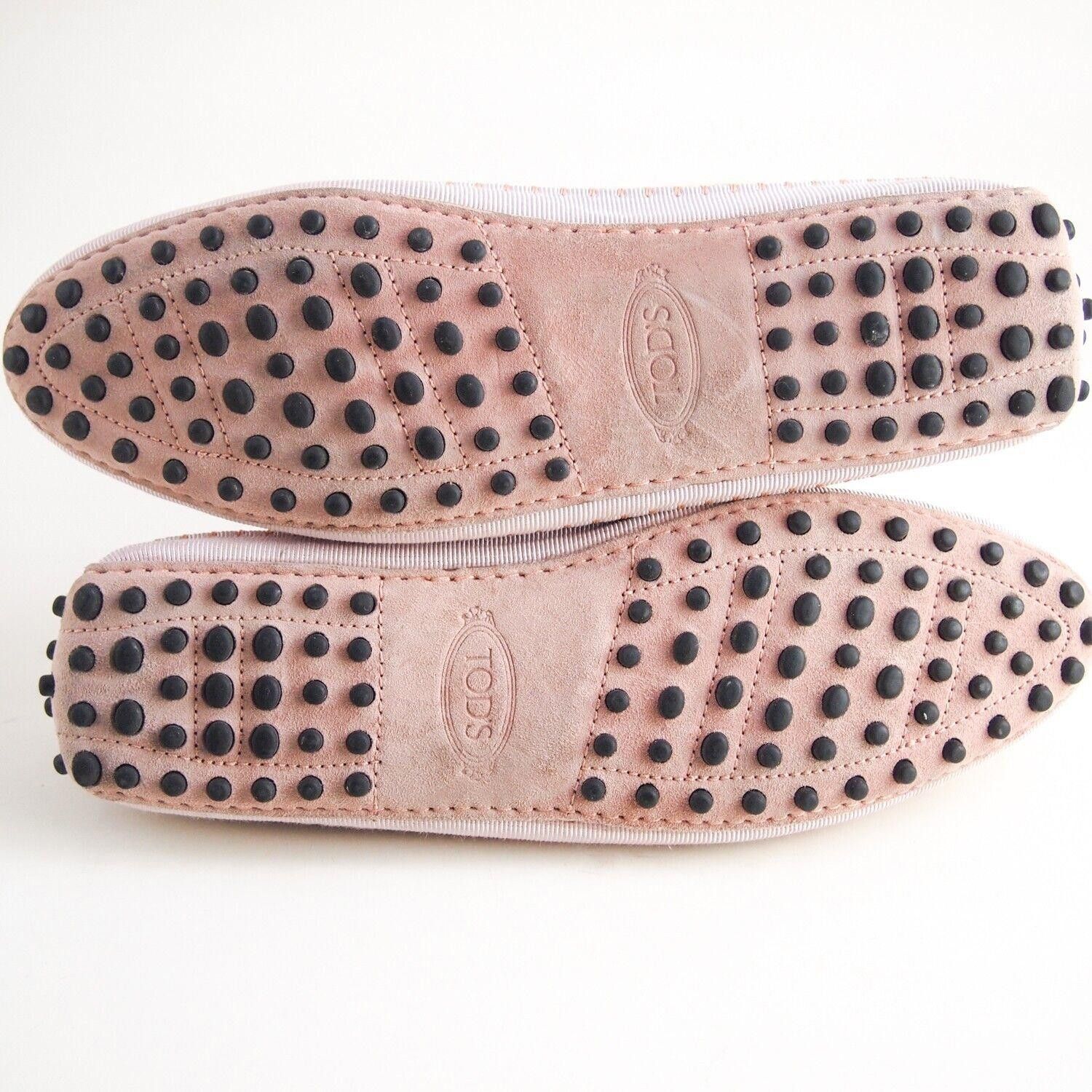 Tod's Tods Gommini Loafers Pink Suede Womens EU 37.5 US 7.5 Size US 7.5 / IT 37.5 - 8 Thumbnail
