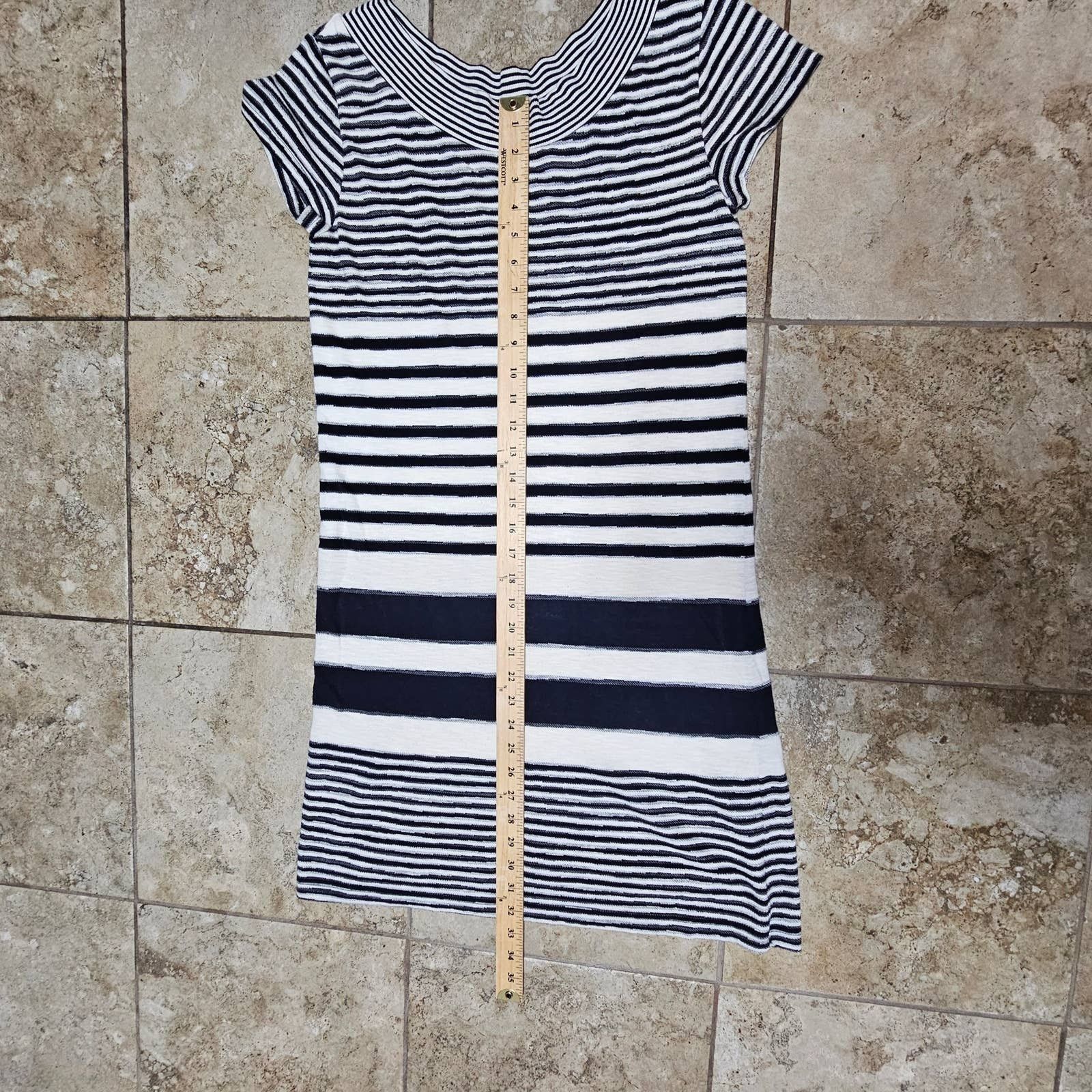 Anthropologie Maeve by Anthropologie Boat Neck Striped Dress Size Small Size S / US 4 / IT 40 - 11 Thumbnail