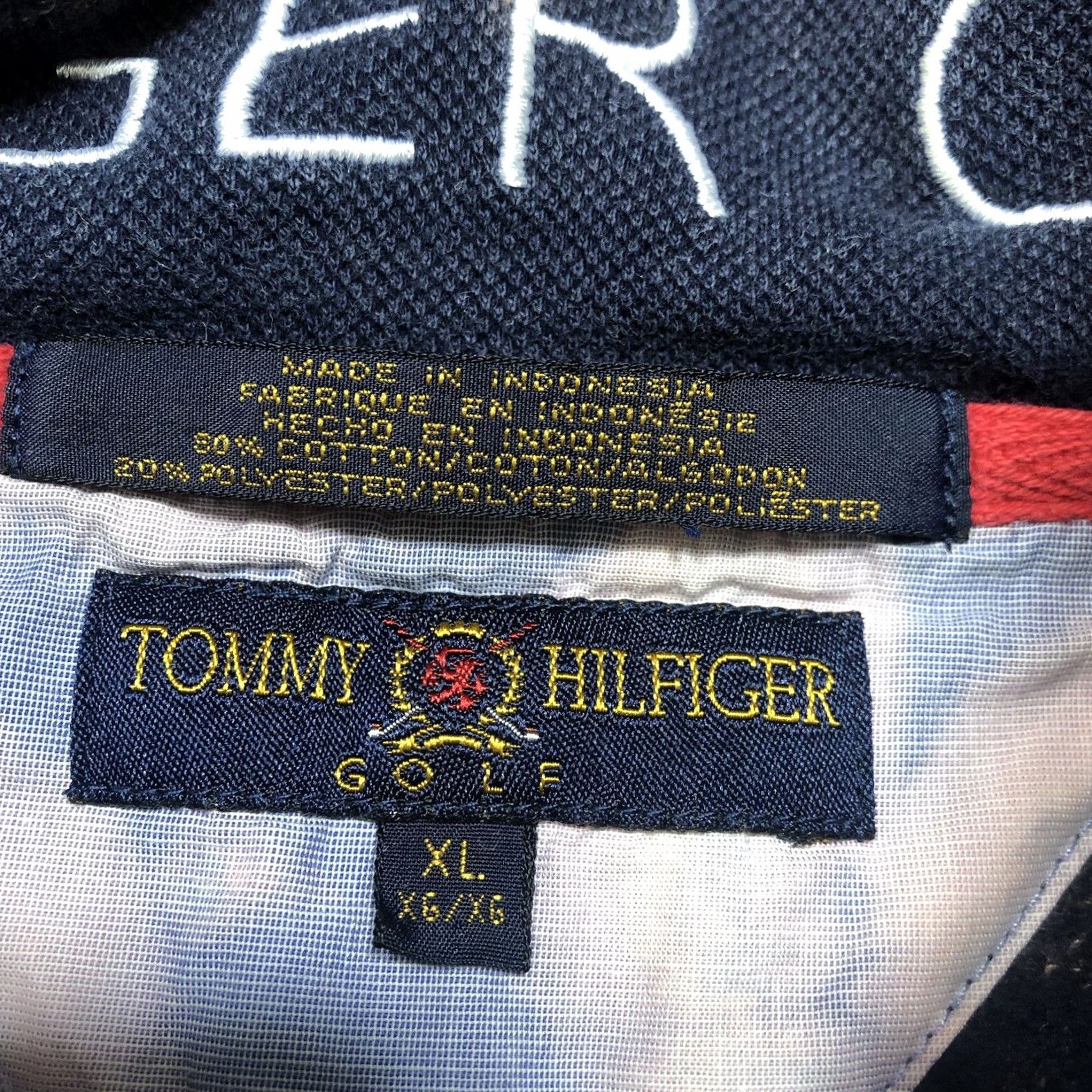 Tommy Hilfiger VINTAGE Tommy Hilfiger 1/4 Zip Pullover Tie Dye Blue Mens XL 90s Size US XL / EU 56 / 4 - 7 Thumbnail