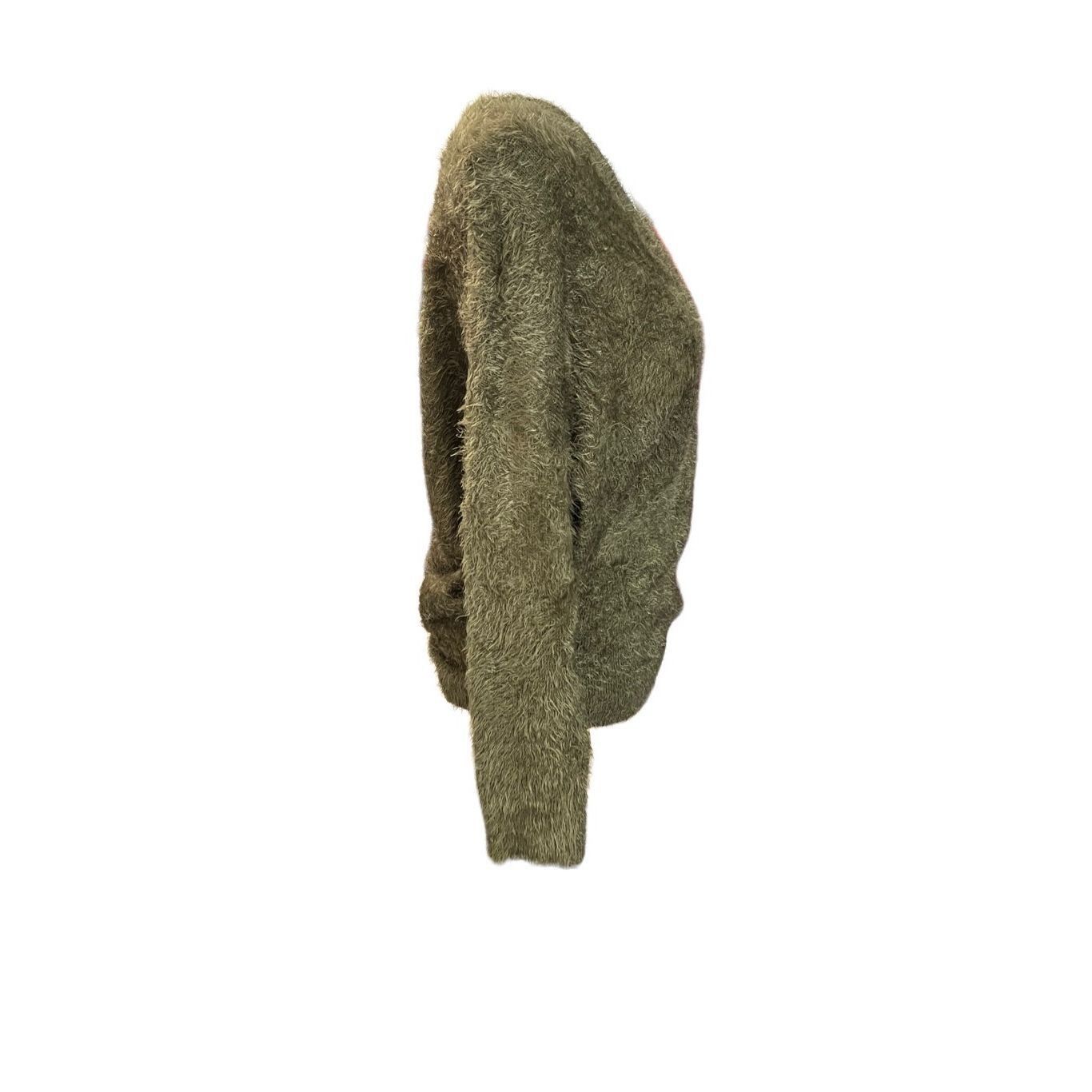 Urban Outfitters Urban Outfitters olive green v neck fuzzy sweater size S Size S / US 4 / IT 40 - 3 Thumbnail