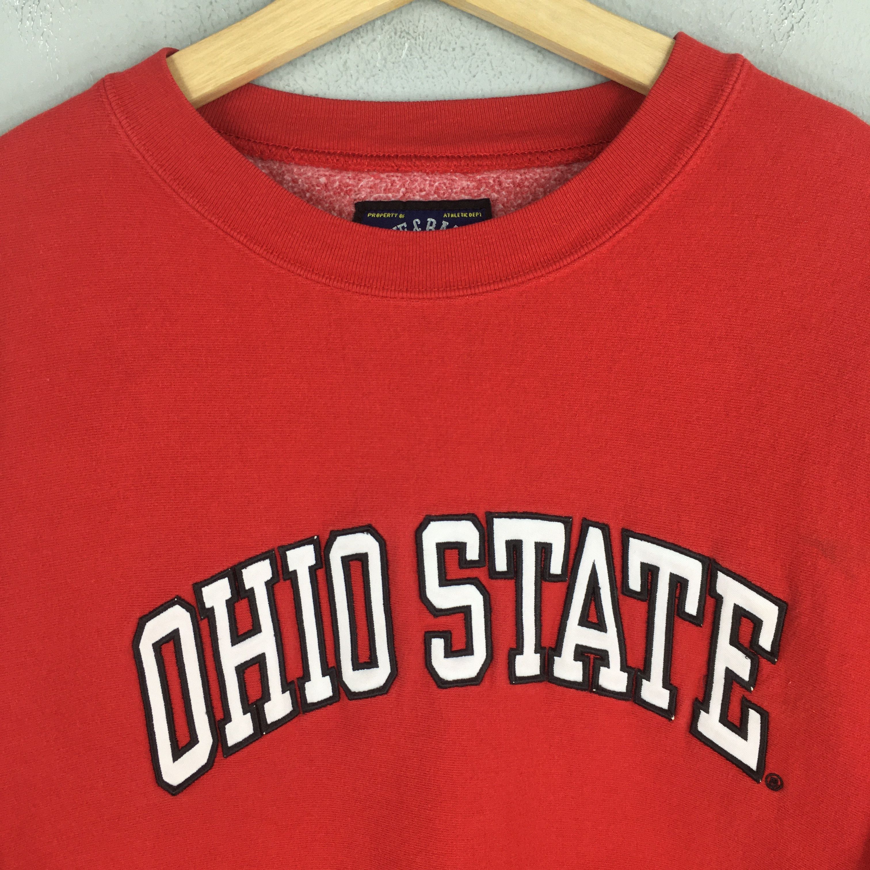 Vintage Vintage Ohio State University Red Sweatshirt Medium Size US M / EU 48-50 / 2 - 2 Thumbnail