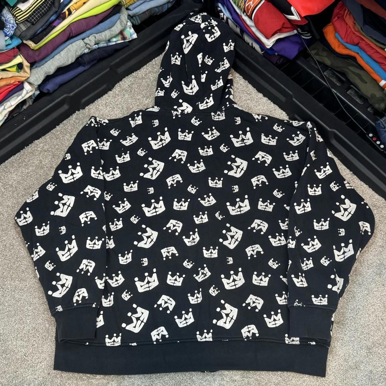 Japanese Brand × Vintage VTG Y2K PNB Nation All Over Print Zip Up Hoodie Size US XL / EU 56 / 4 - 4 Thumbnail