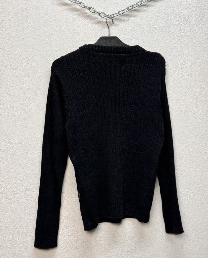 Japanese Brand Distressed Striped Sweater Vintage Y2K Faded Knit Y2K Effect Size US M / EU 48-50 / 2 - 8 Thumbnail