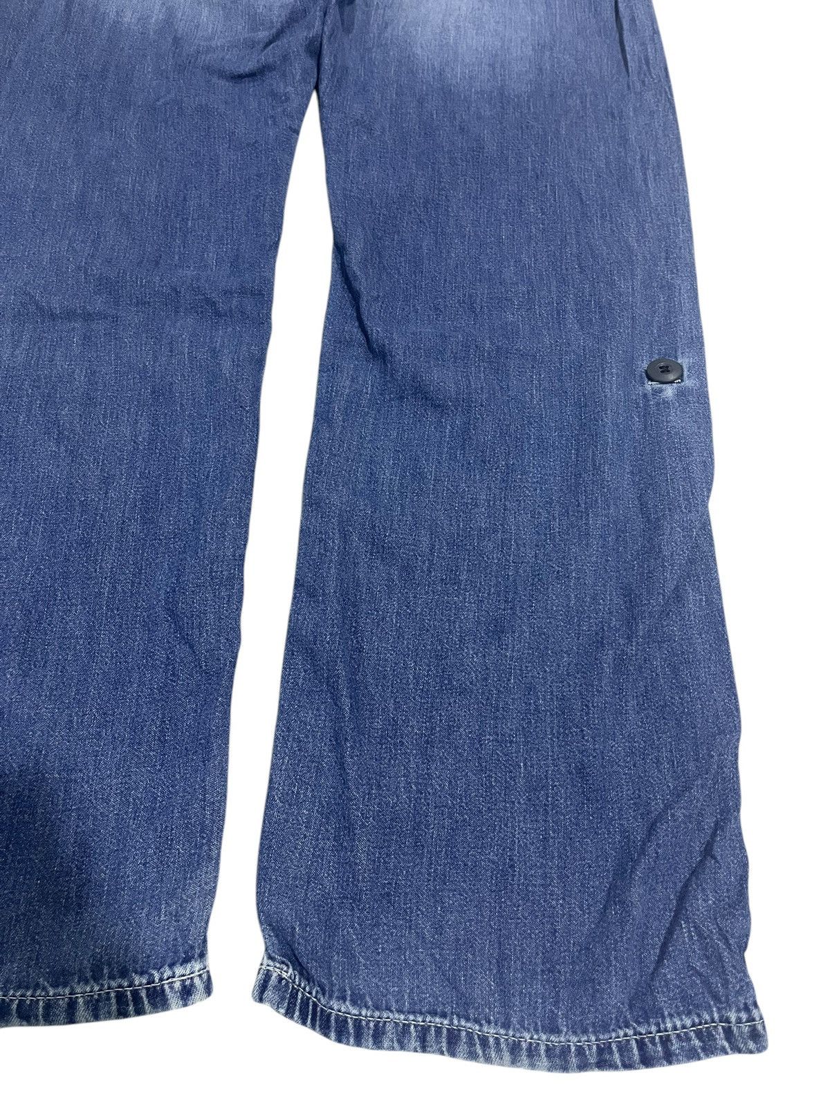 If Six Was Nine × Japanese Brand × Le Grande Bleu (L.G.B.) BAGGY💥 VINTAGE EDWIN WASHED BLUE DENIM Size US 35 - 12 Thumbnail