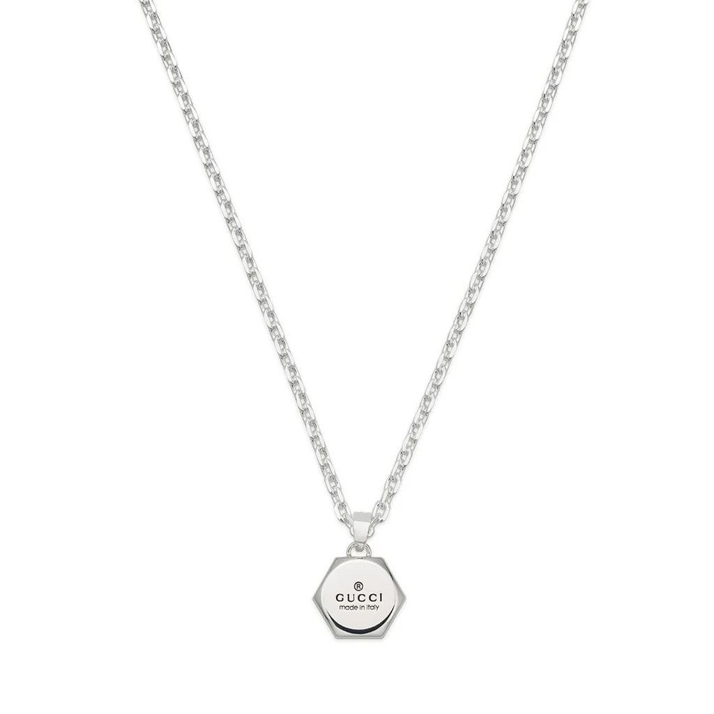 Gucci oc11z0126 Size: OS Trademark Necklace In Silver Size ONE SIZE - 2 Thumbnail