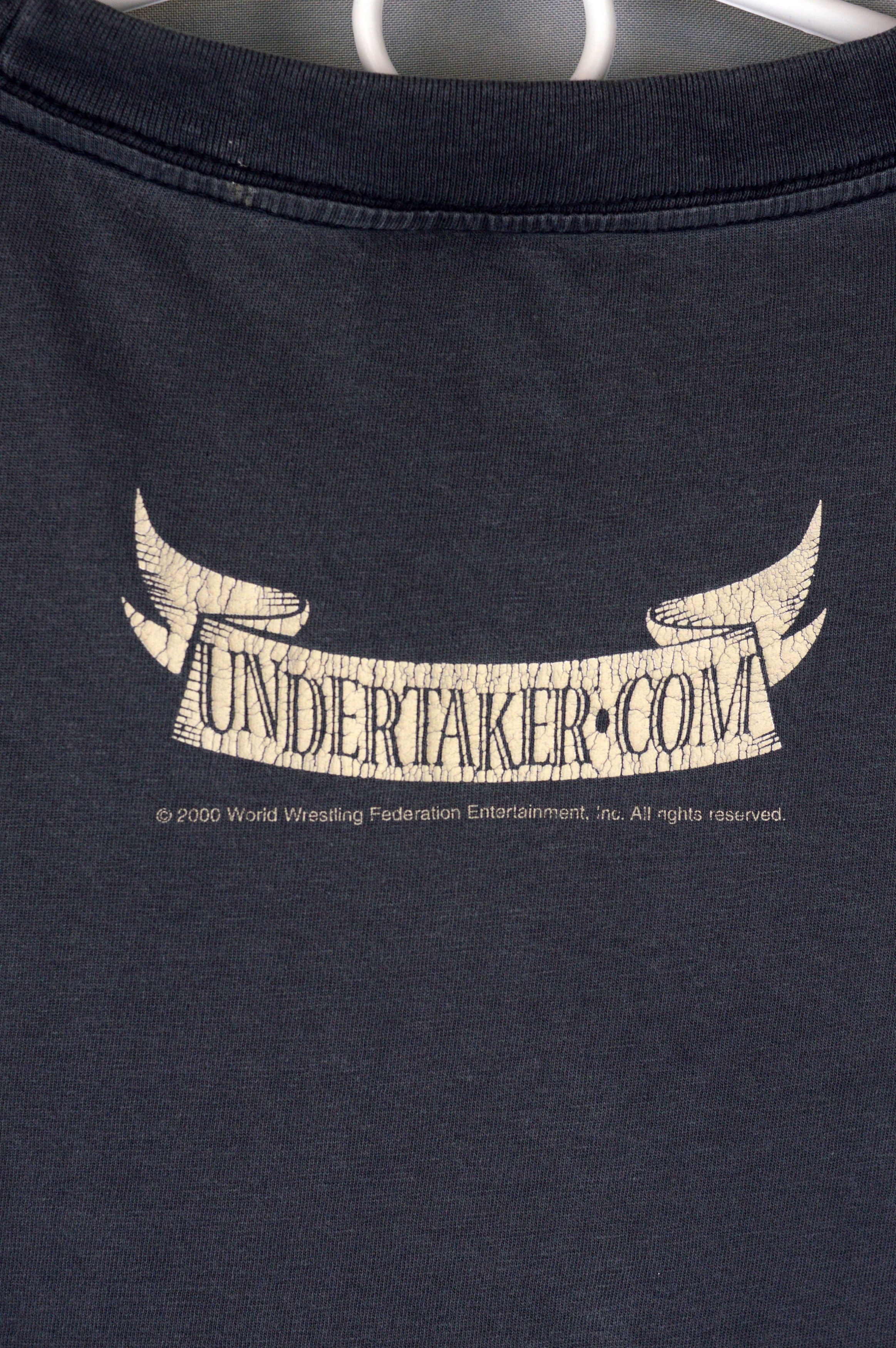 Vintage × WWF Vintage WWF Undertaker American Bad Ass 2000 t shirt Size US XL / EU 56 / 4 - 5 Thumbnail