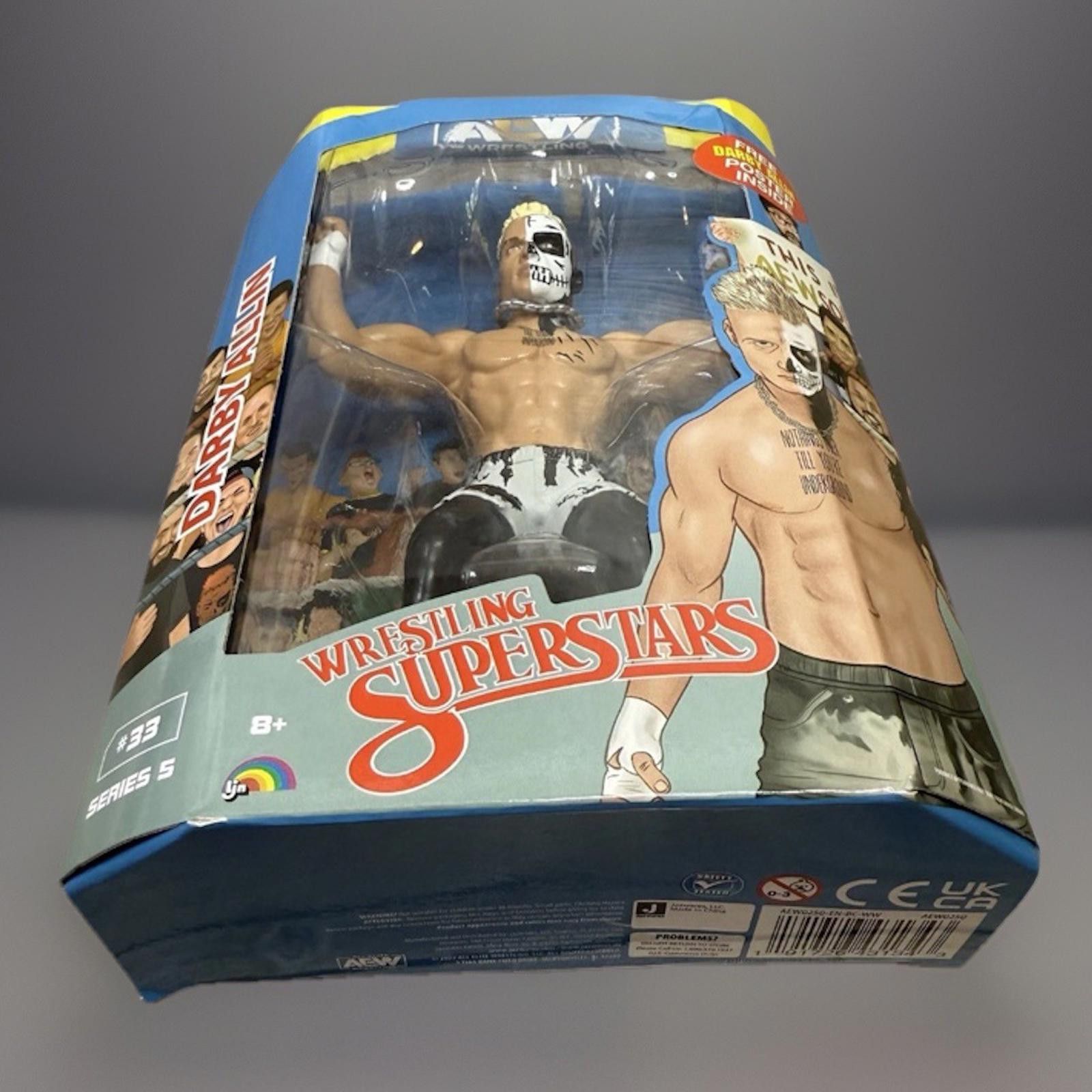 Other Darby Allin AEW Wrestling Superstars #33 Series 5 w/ Poster Size ONE SIZE - 2 Thumbnail